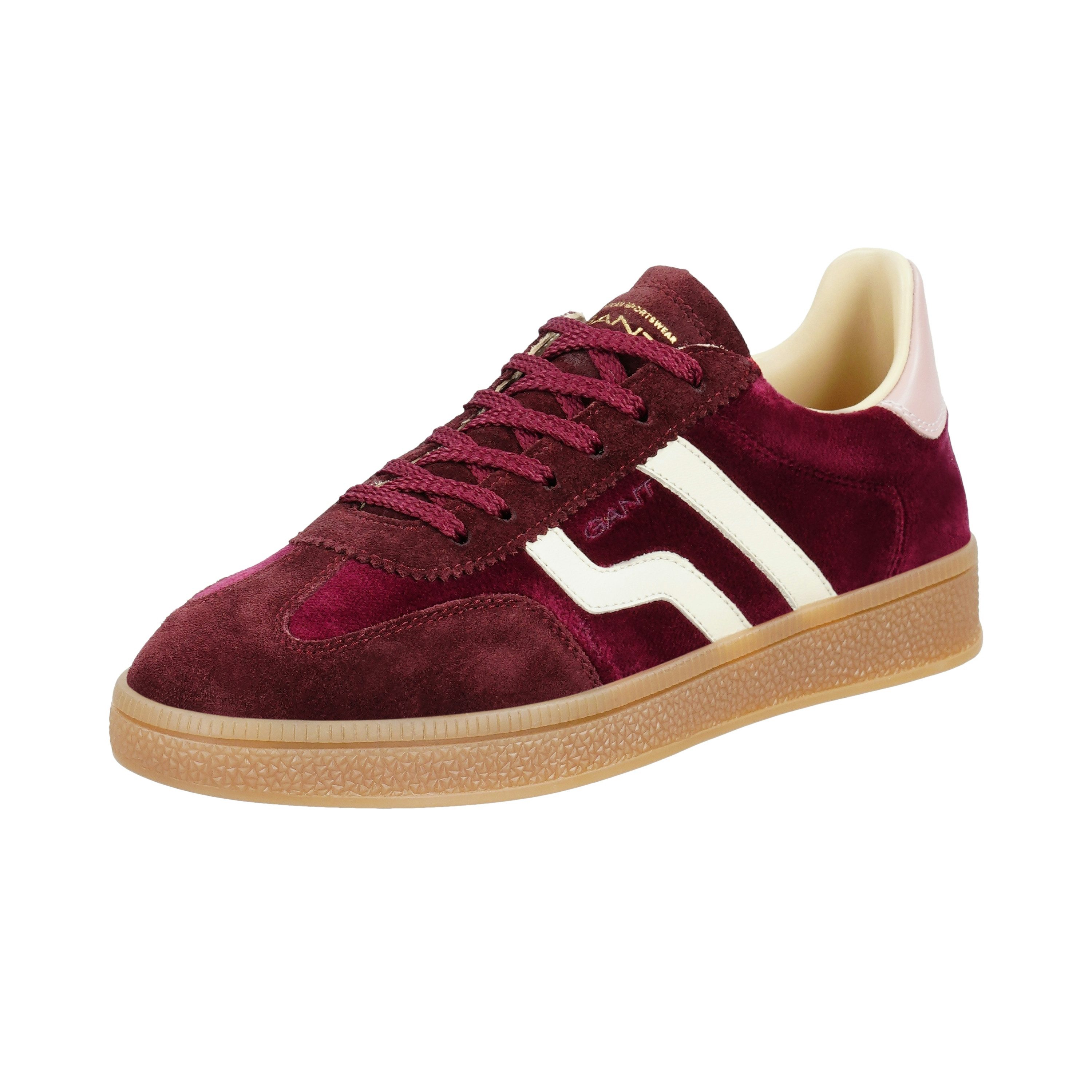 Gant Cuzima Sneaker Retro Sneaker, Schnürschuh mit honigfarbener Gummilaufs günstig online kaufen