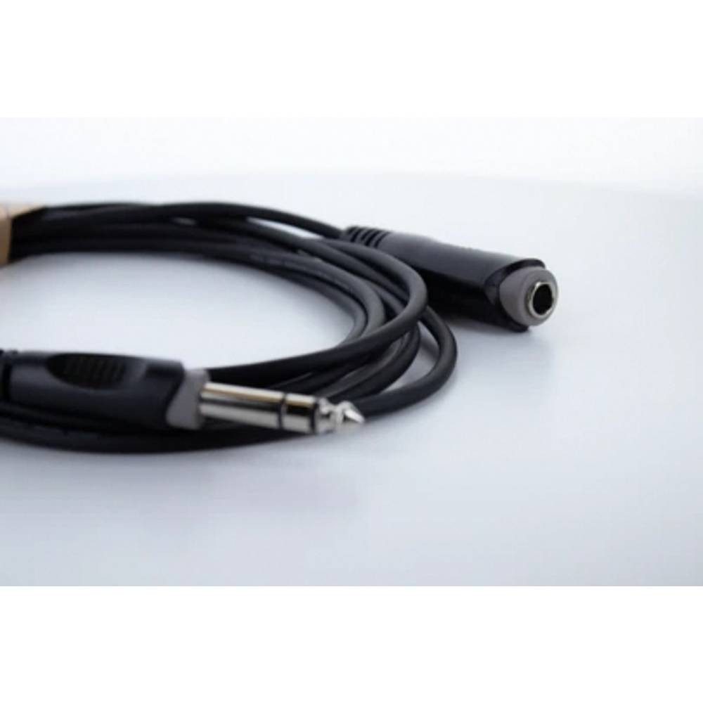 Cordial Balanced Connector 1: Plug 6.3 stereo black/Plug 6.3 stereo 14825 Audio- & Video-Kabel, PVC-Mantel, verdrillt