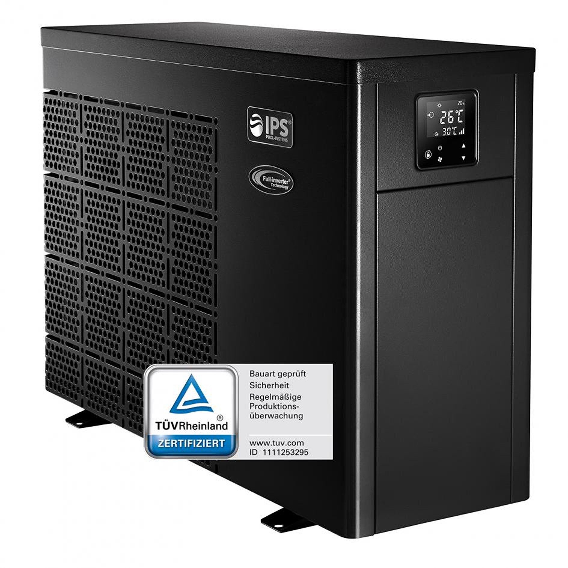 POOLSYSTEMS Pool-Wärmepumpe IPS-70 mit 7kW, ≥ 17,6 dB(A) bei 10 m
