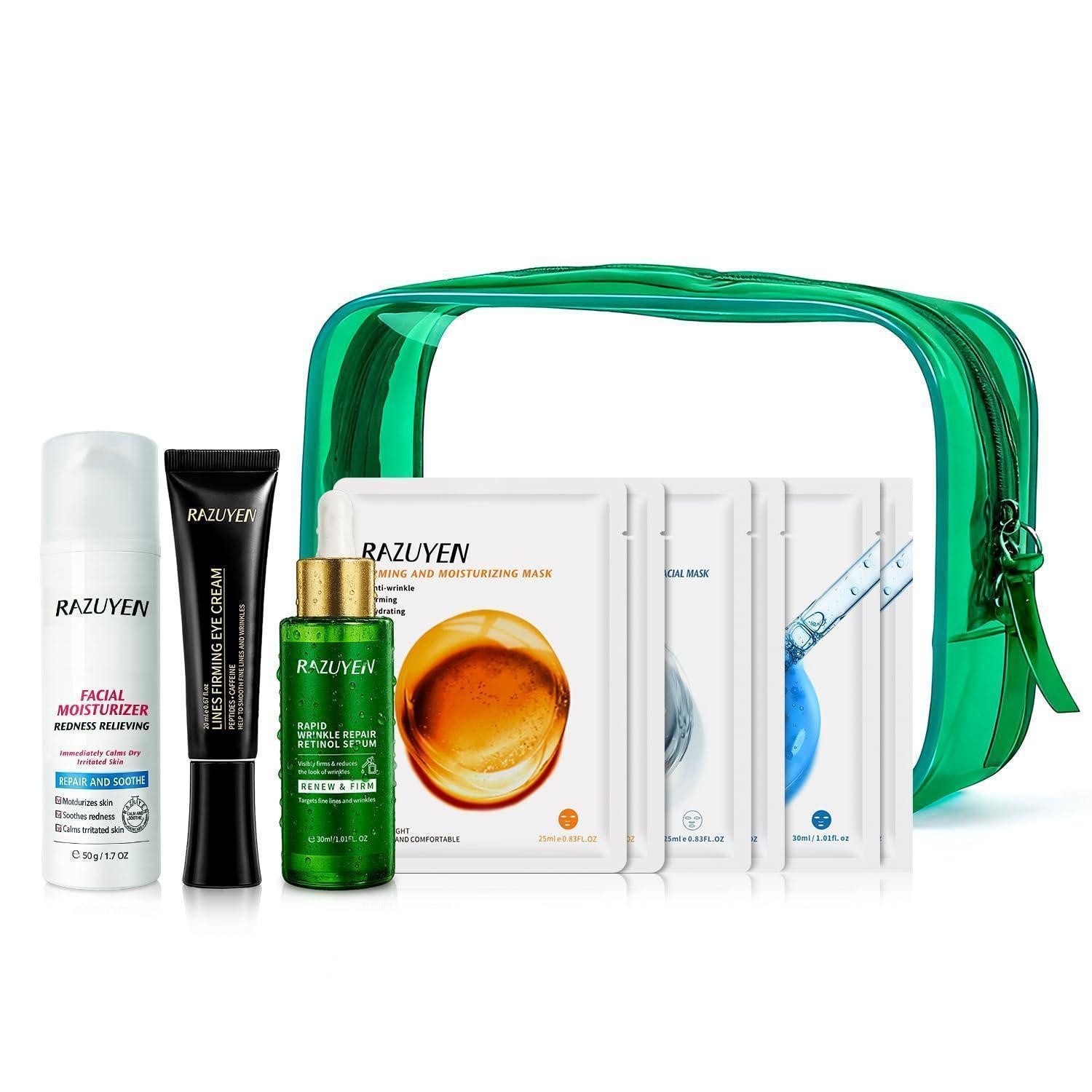 LuxusKollektion Pflege-Geschenkset Geschenkset 9tlg Masken & Anti-Aging Serum