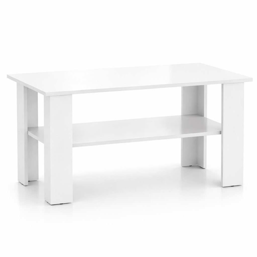 OTTO home Couchtisch CT 2 Wohnzimmertisch, Sofatisch, Beistelltisch, Kaffeetisch, Mit Ablage, quadratisch/rechteckig, weiß Hochglanz oder Artisan-Dekor – Bild 4 von 5