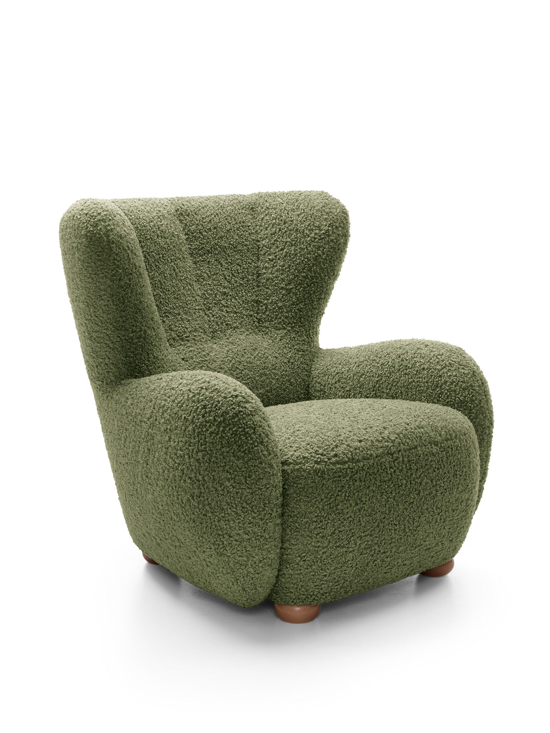 Goldstoff Sessel HUGSY Relaxsessel Boucle mit günstig online kaufen