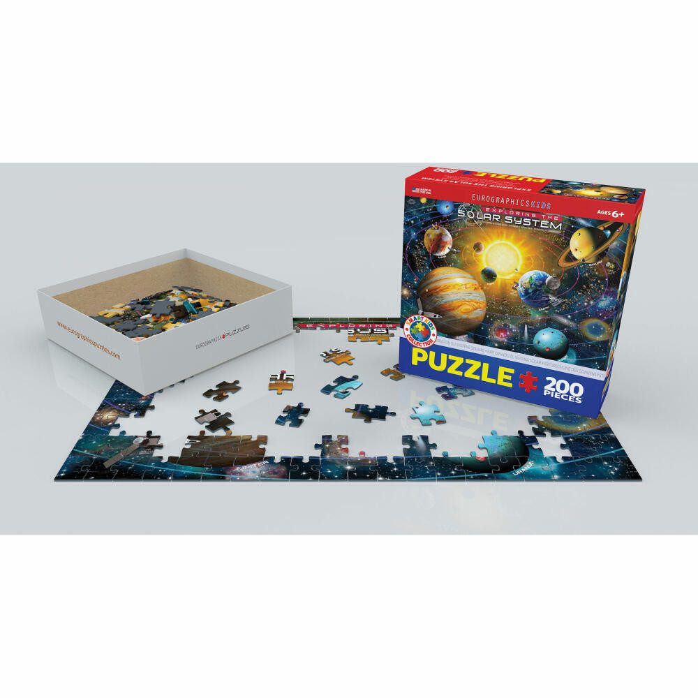EUROGRAPHICS Puzzle Erkundung des Sonnensystems, 200 Puzzleteile