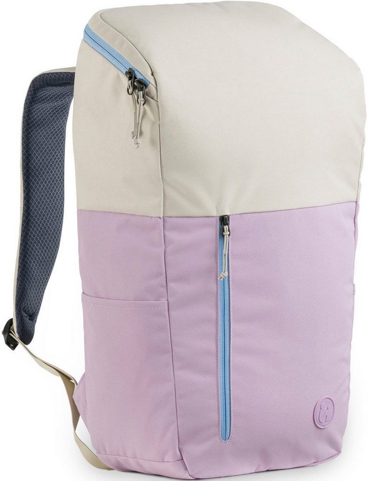 Hauck Wickelrucksack Pack N Walk, beige-Lavender, aus recyceltem Material,  Wickelrucksack »Pack N Walk, beige-lavender«