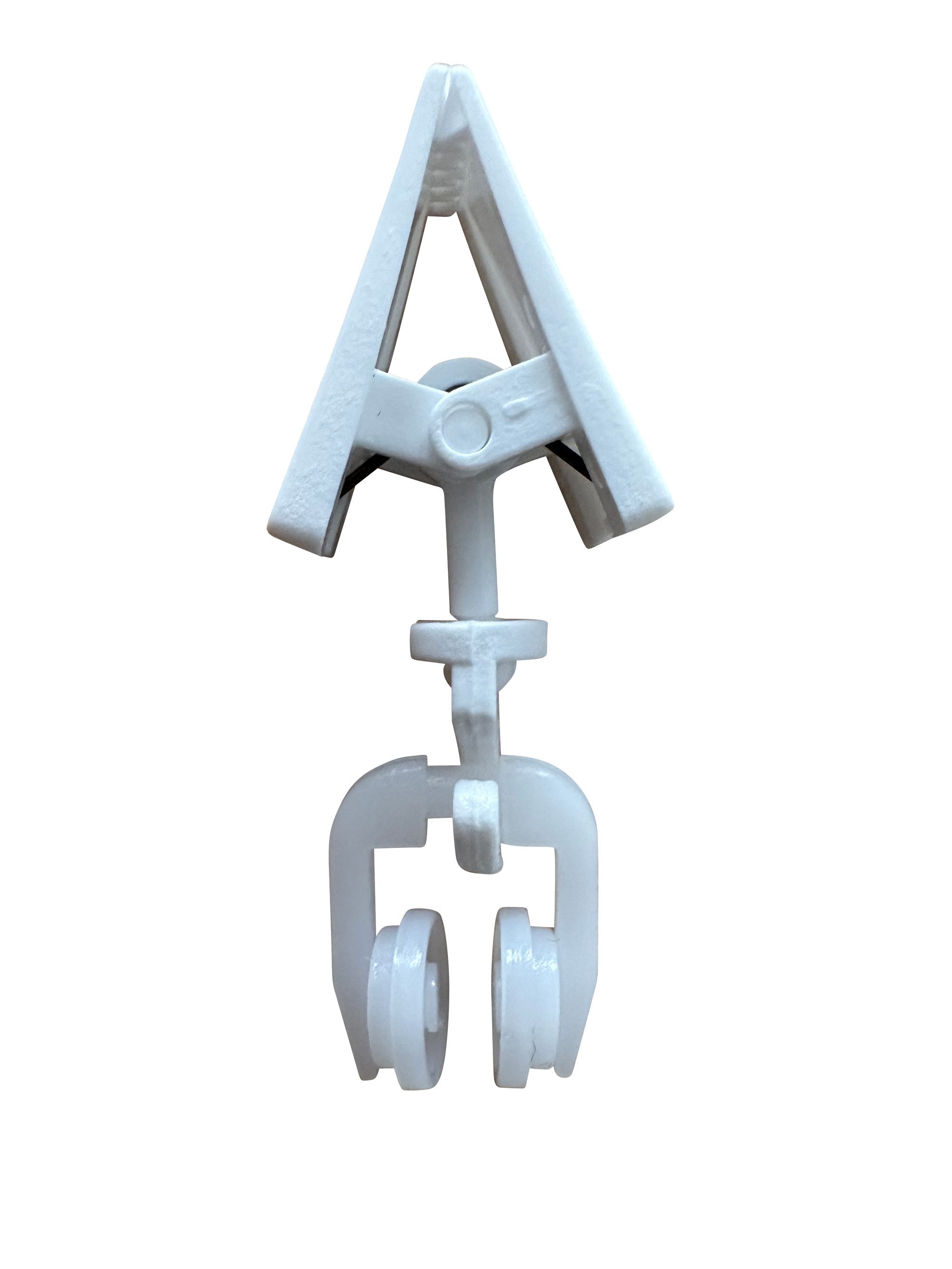 rewagi T-Gleiter T-Laufrolle SLU für T Schiene mit Klammer, drehbar, T Gleiter, Gardinen, Gardinenschienen, Innenlaufsysteme, Vorhänge, (100-St), Verkaufseinheit: 20 / 100 Stück