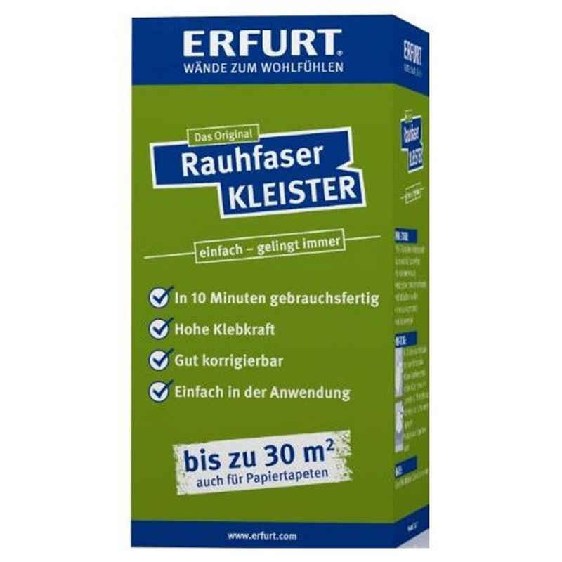 ERFURT Kleister Rauhfaser, 200g, Tapetenkleister für bis zu 30 m² (ca. 3 Rollen) Rauhfasertapete