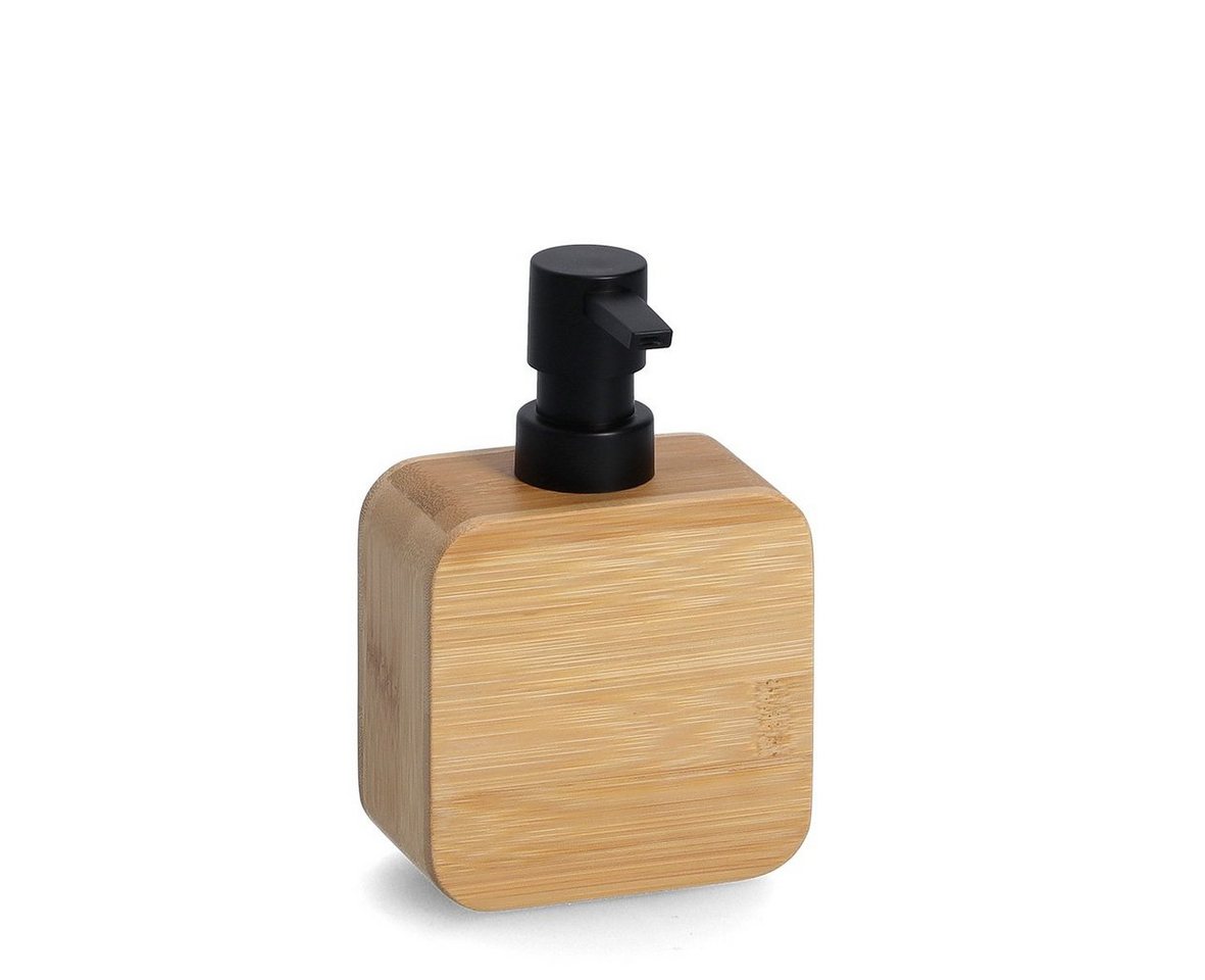 Zeller Present Seifenspender, Bambus, 250 ml, ca. 10 x 5,6 x 15,4 cm