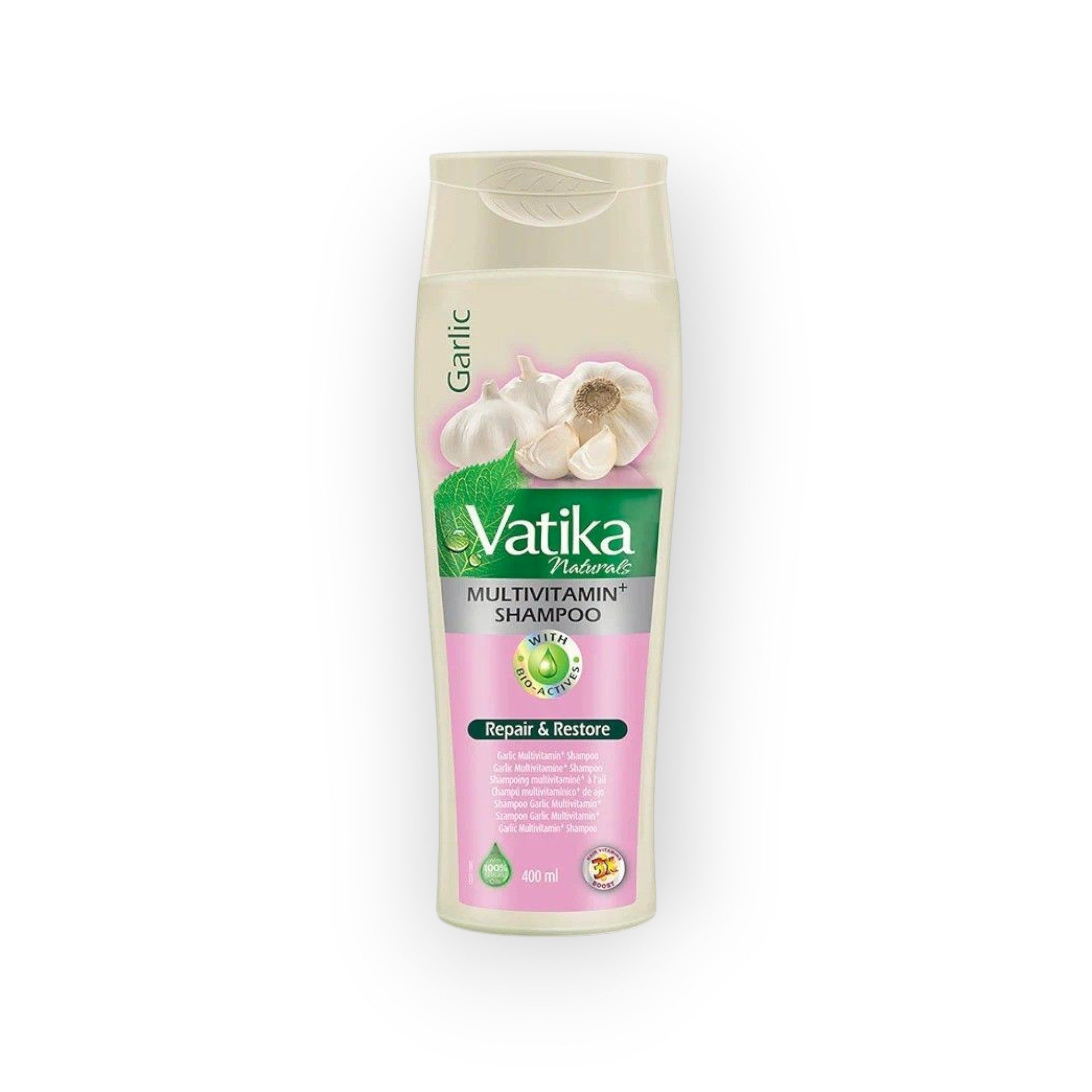 Vatika Festes Haarshampoo Knoblauch Shampoo Garlic Knoblauch, Festes Shampoo mit Knoblauch-Extrakt, praktisch und ergiebig von Vatika