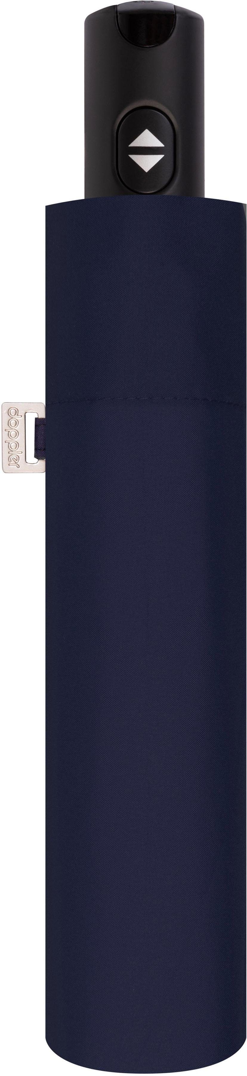 Taschenregenschirm doppler® Carbonsteel Magic Uni, Navy