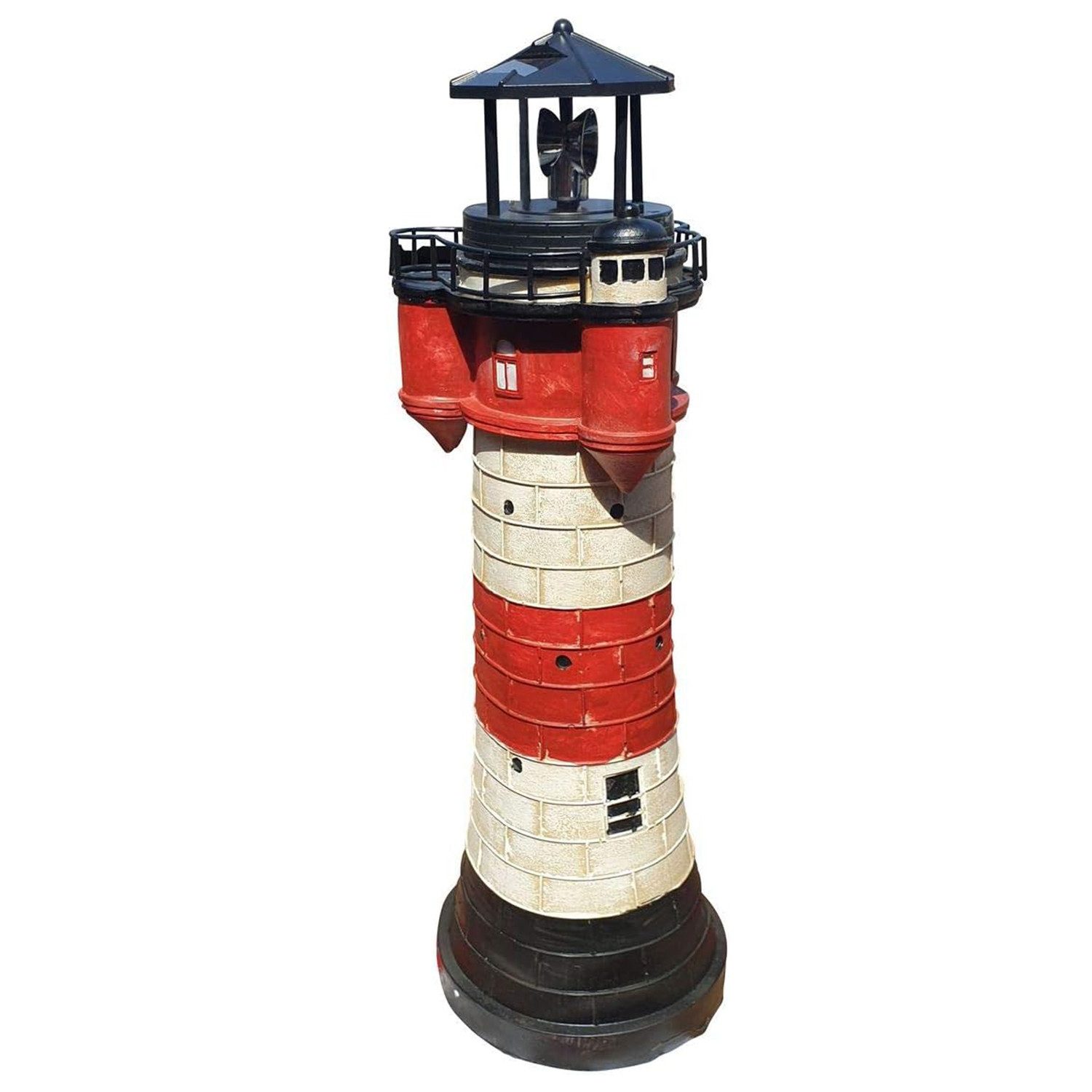 Fachhandel Plus Gartenfigur Leuchtturm Roter Sand günstig online kaufen