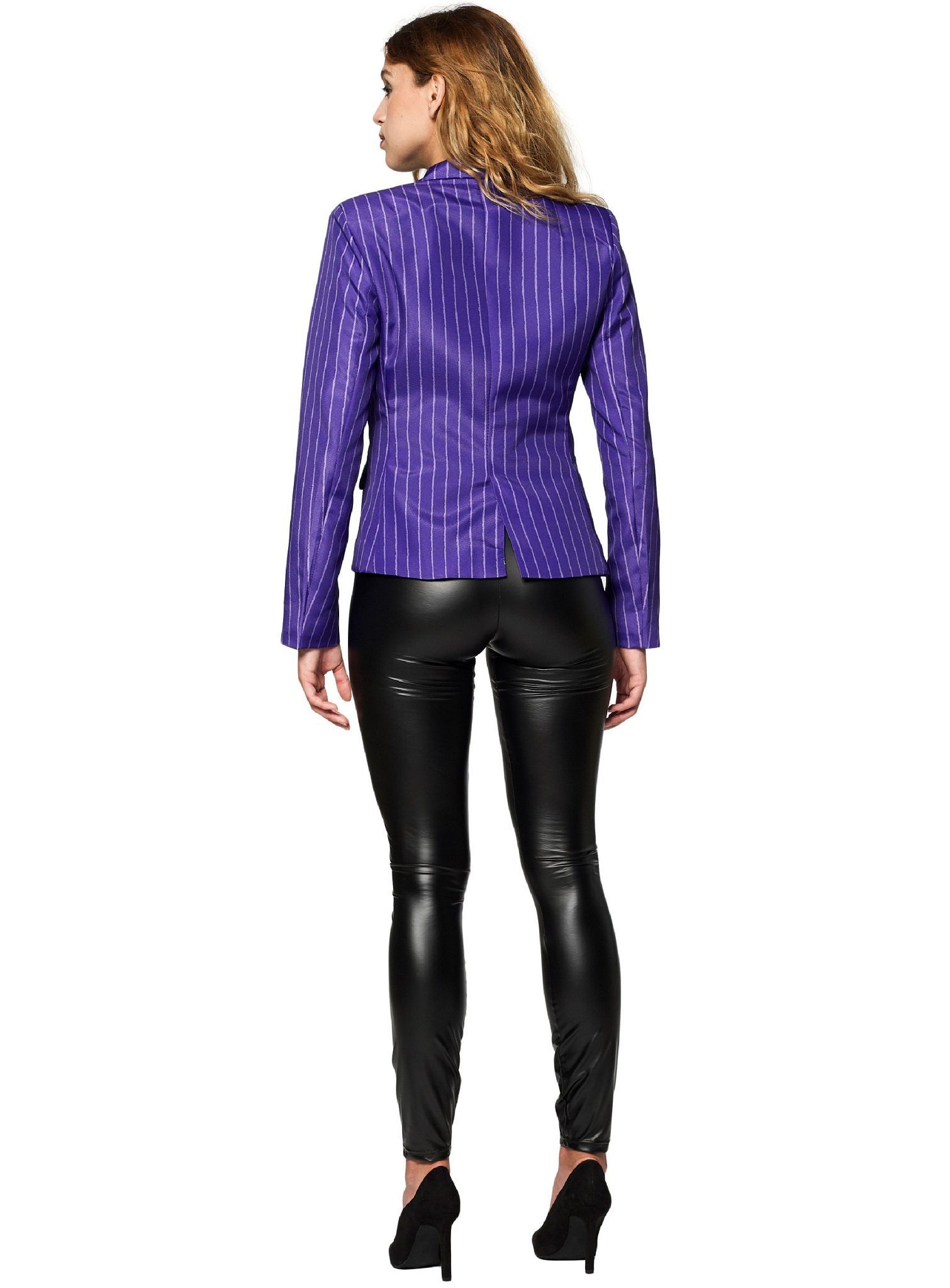 SuitMeister Kostüm SuitMeister The Joker Blazer, Das Damenjackett für Batmans Gegenspieler