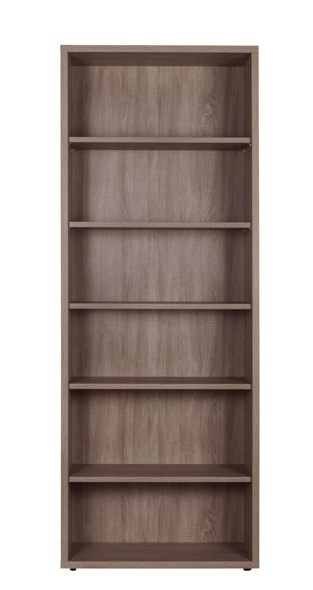 Composad Aktenregal DISEGNO, Bücherregal mit 6 offenen Fächern, verstellbare Böden, Höhe 217 cm, 100% recyceltes Holz, Made in Italy