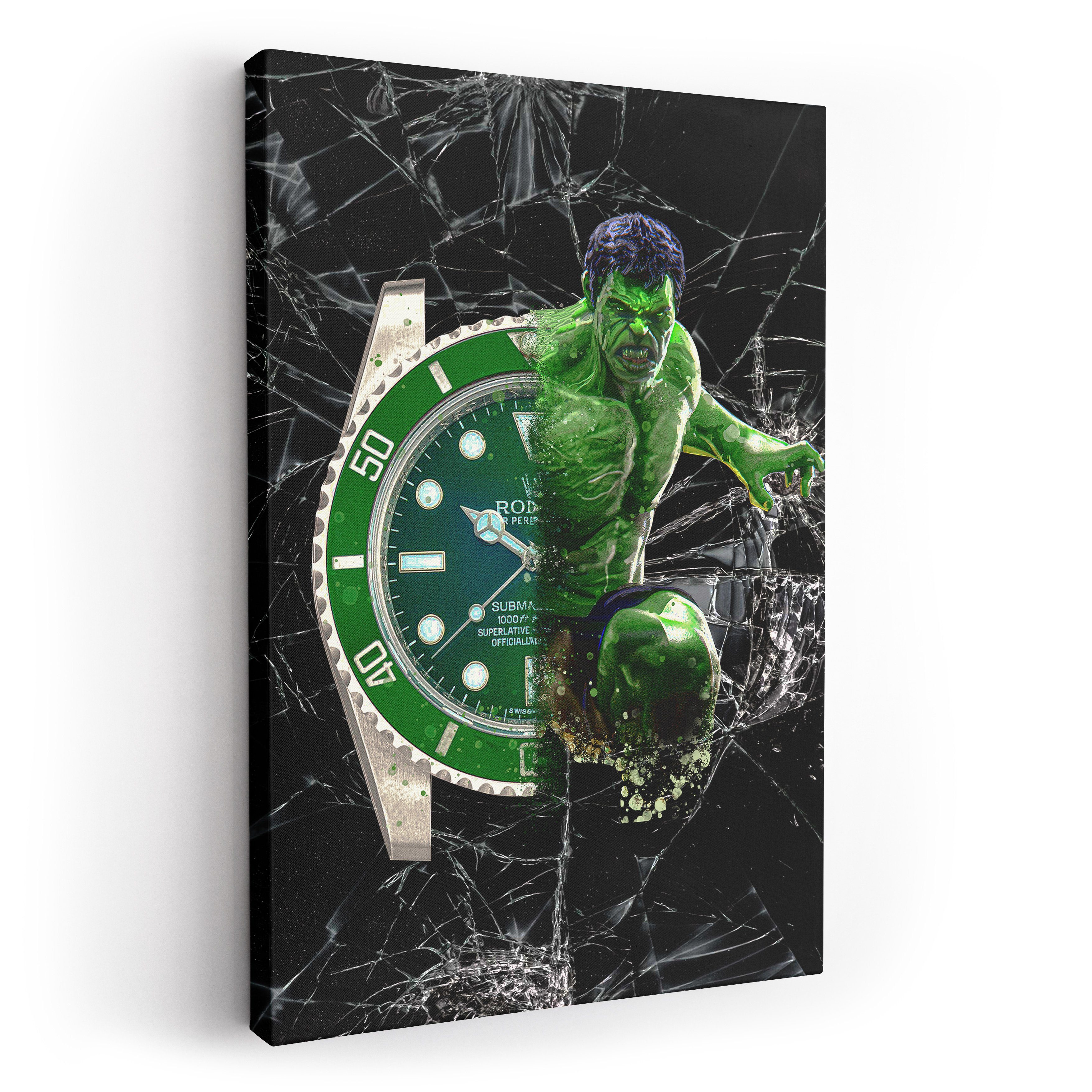 ArtMind XXL-Wandbild HULK ROLEX, Premium Wandbilder als Poster
