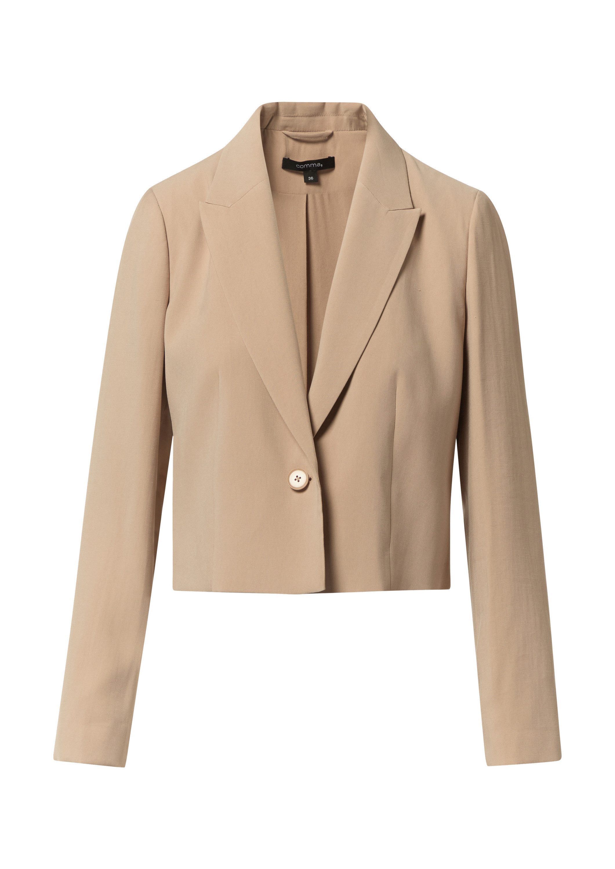 comma Jackenblazer Indoor-Blazer Kurzblazer mit Piquéstruktur günstig online kaufen