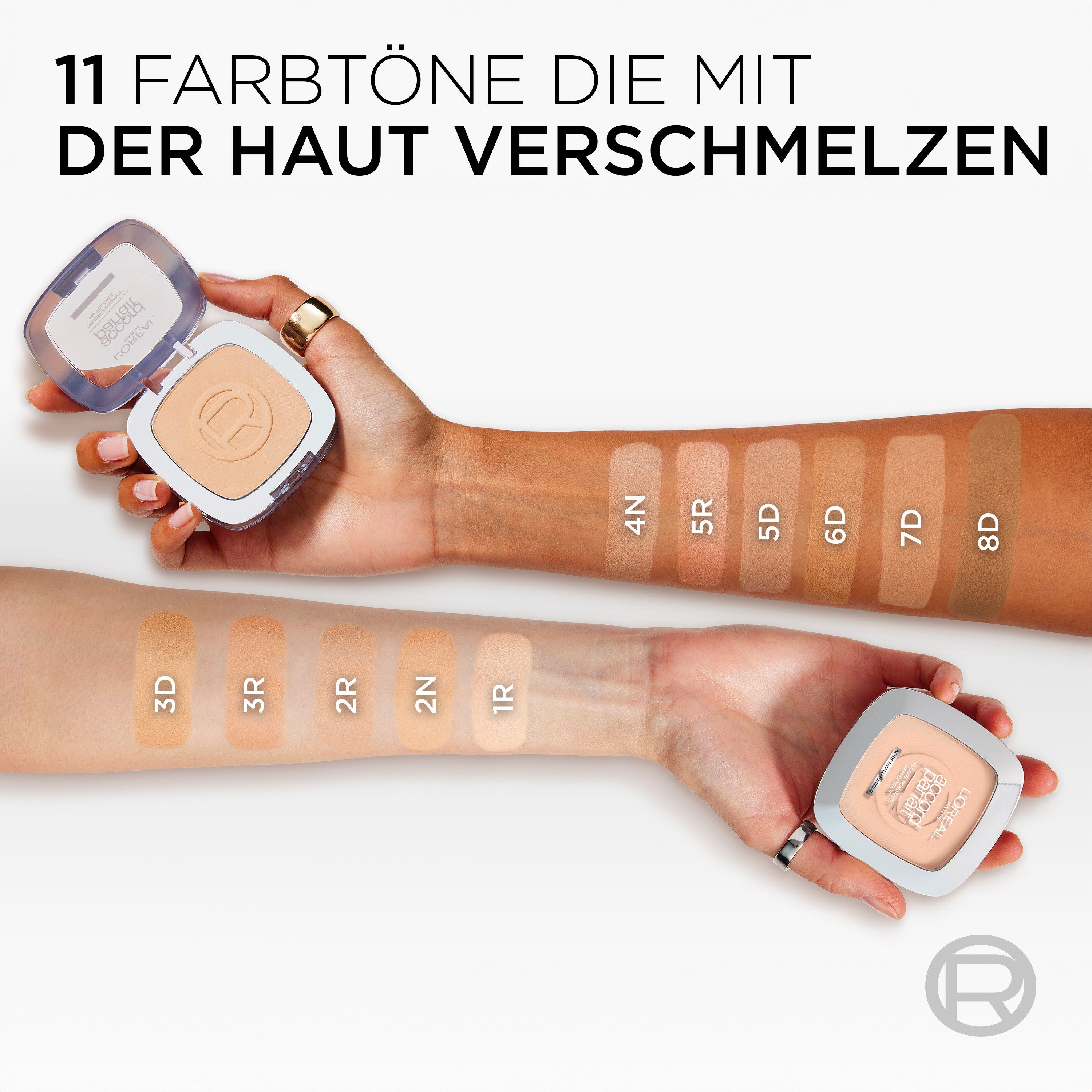 L'ORÉAL PARIS Puder TRUE MATCH POWDER, mattes Finish, flexible Deckkraft – Bild 5 von 5
