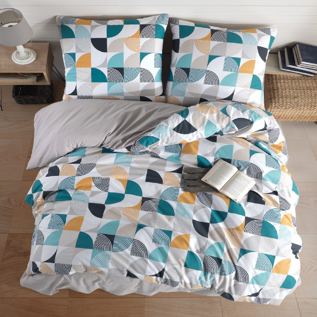 Nordqueen Bettwäsche Nordqueen Ranforce Bettwäsche Set günstig online kaufen