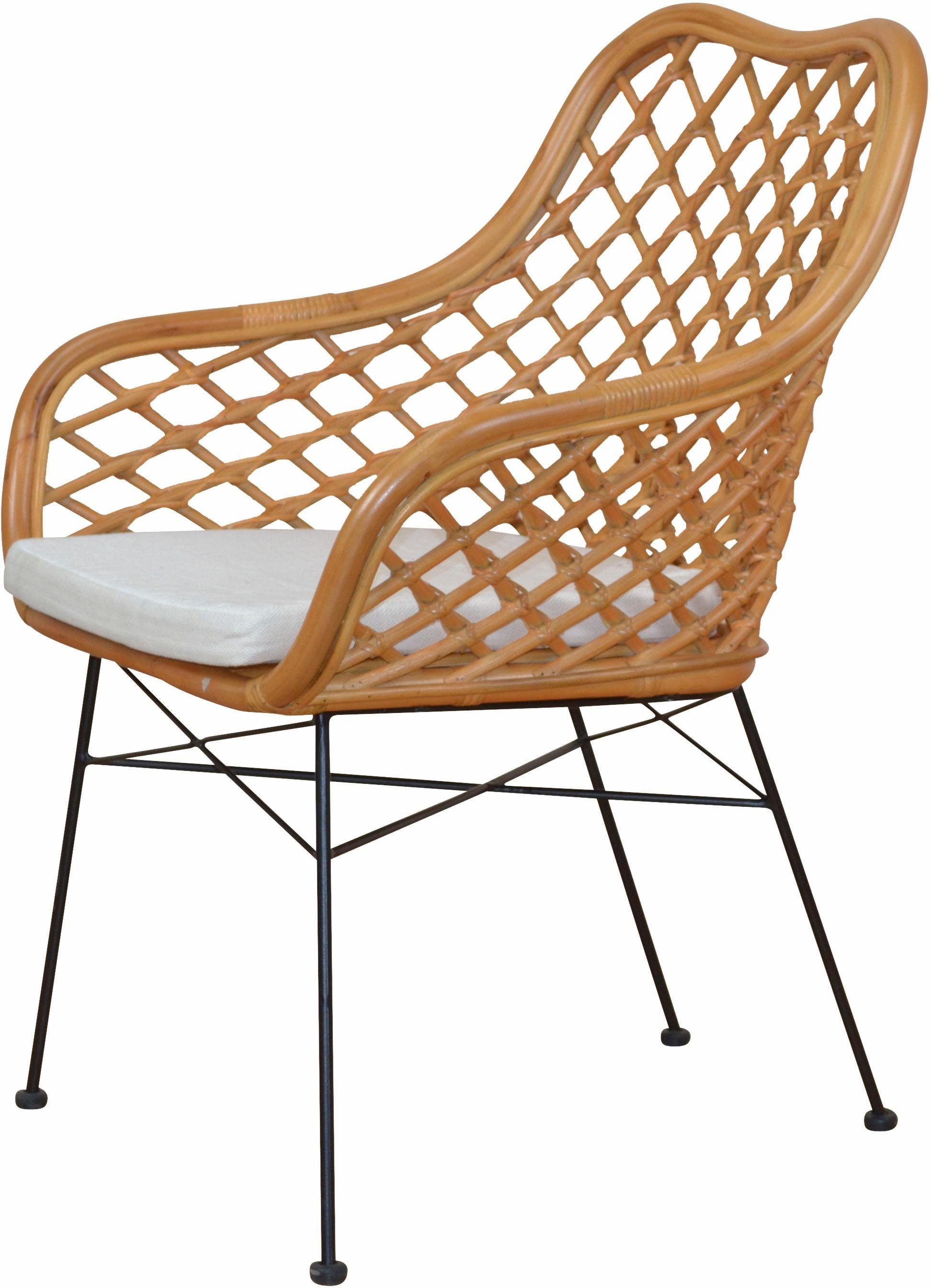 Home affaire Rattanstuhl (1 St), ohne Sitzkissen