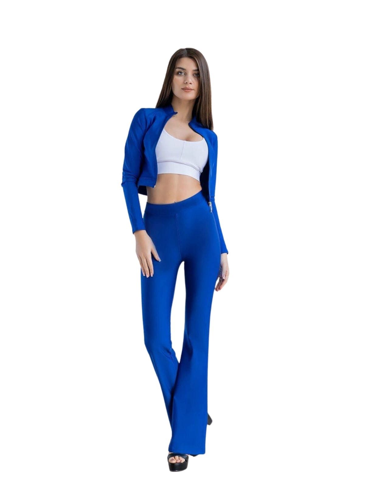 Lismina Leggings Extra High Waist Schlagleggings Atmungsaktiv, Elastischer Bund