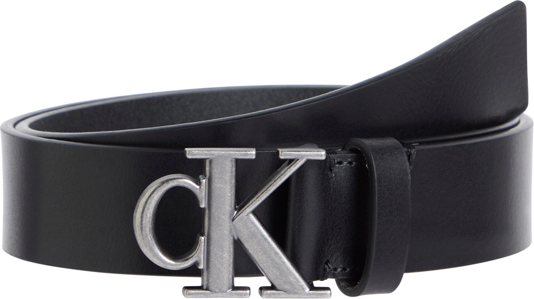 Calvin Klein Jeans Ledergürtel MONOGRAM PLAQUE günstig online kaufen