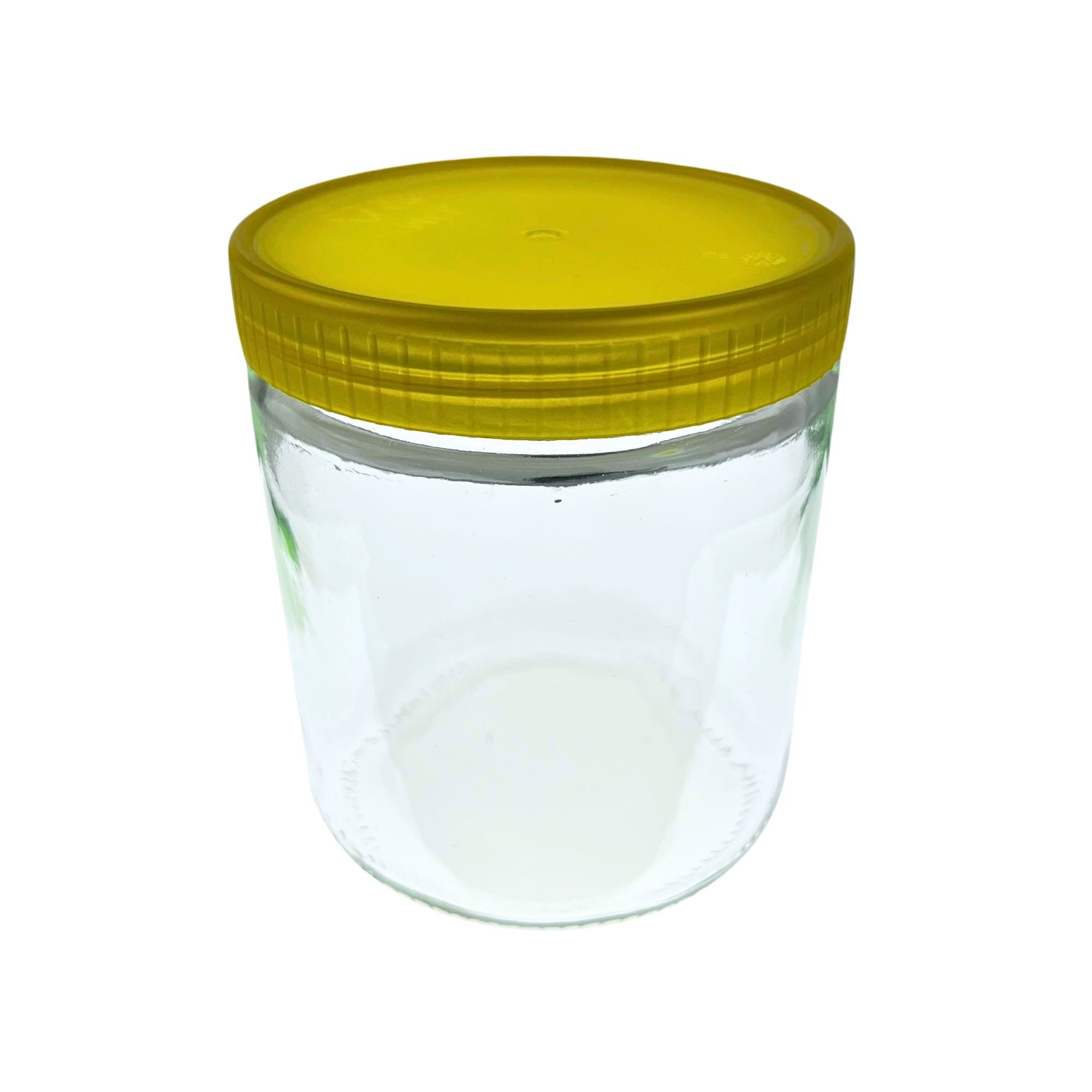 BIENEN SCHMIDT Honigglas 60x Neutrales Schraubglas Neutralglas 500g mit goldenem Deckel, (60 Stk), Einmachglas, Marmeladenglas, Sturzglas