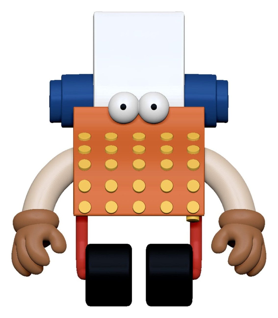 Super7 Actionfigur Sesamstraße ReAction Actionfigur Wave 06 Typewriter Guy 10 cm
