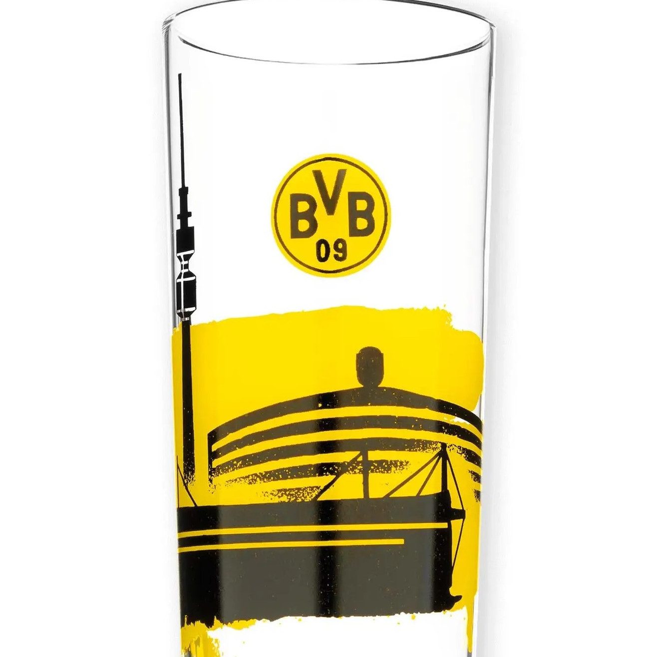 BVB MERCHANDISING Bierglas BVB Pilsglas Skyline, Glas