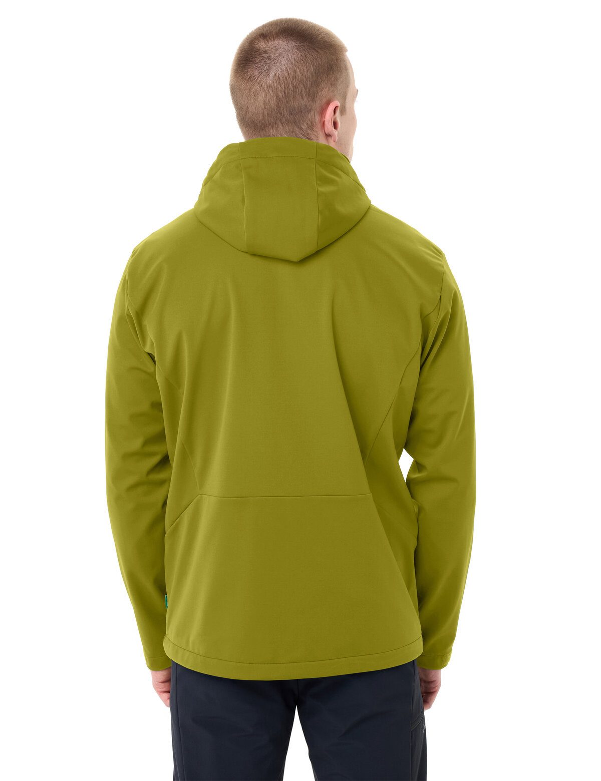 VAUDE Softshelljacke MEN'S EVERHIKE SOFTSHELL HOODY sportlicher Stil, winddicht, wasserabweisend, atmungsaktiv
