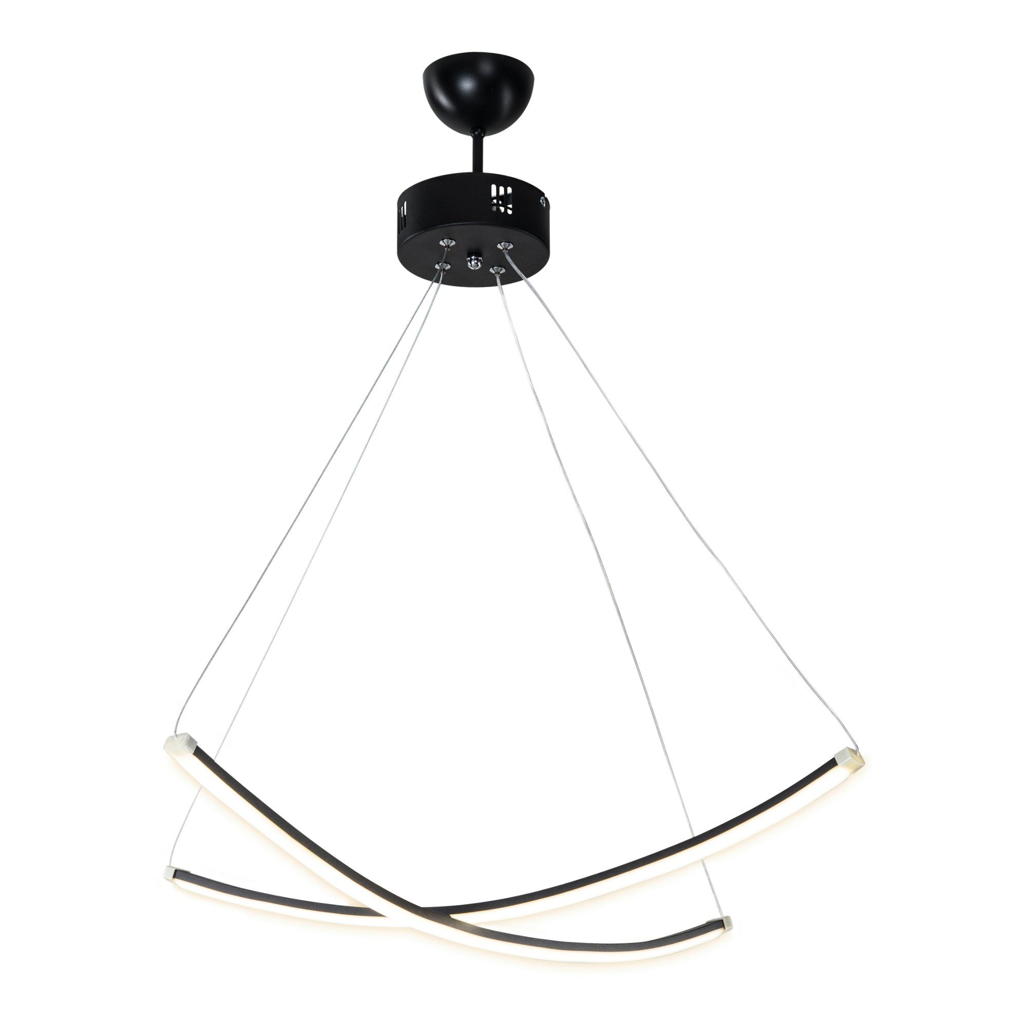 Schwarz/Weiß Pendelleuchte, Hängelampe, LED »Eastbourne« LED fest integriert, lux.pro 75x69cm,
