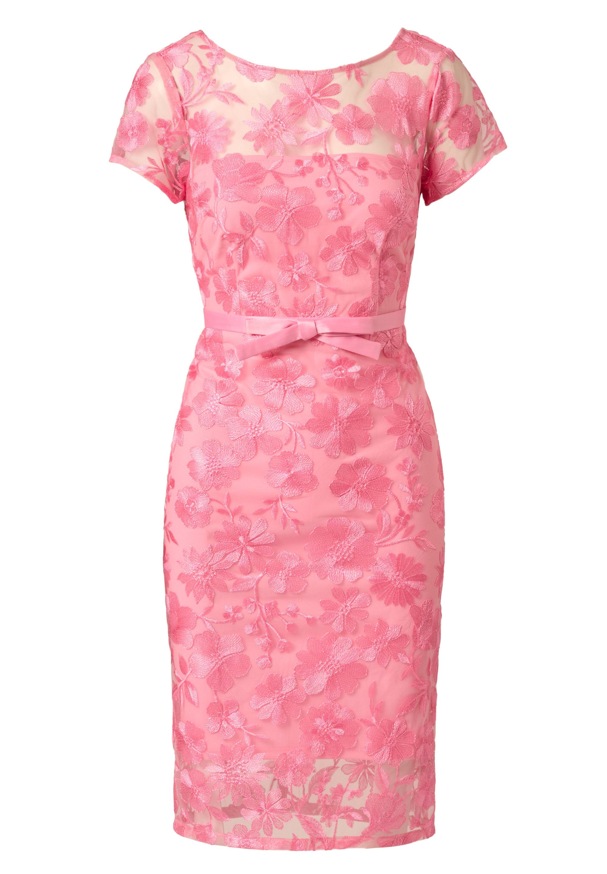 Midikleid Illusion Embroidered Midi Dress