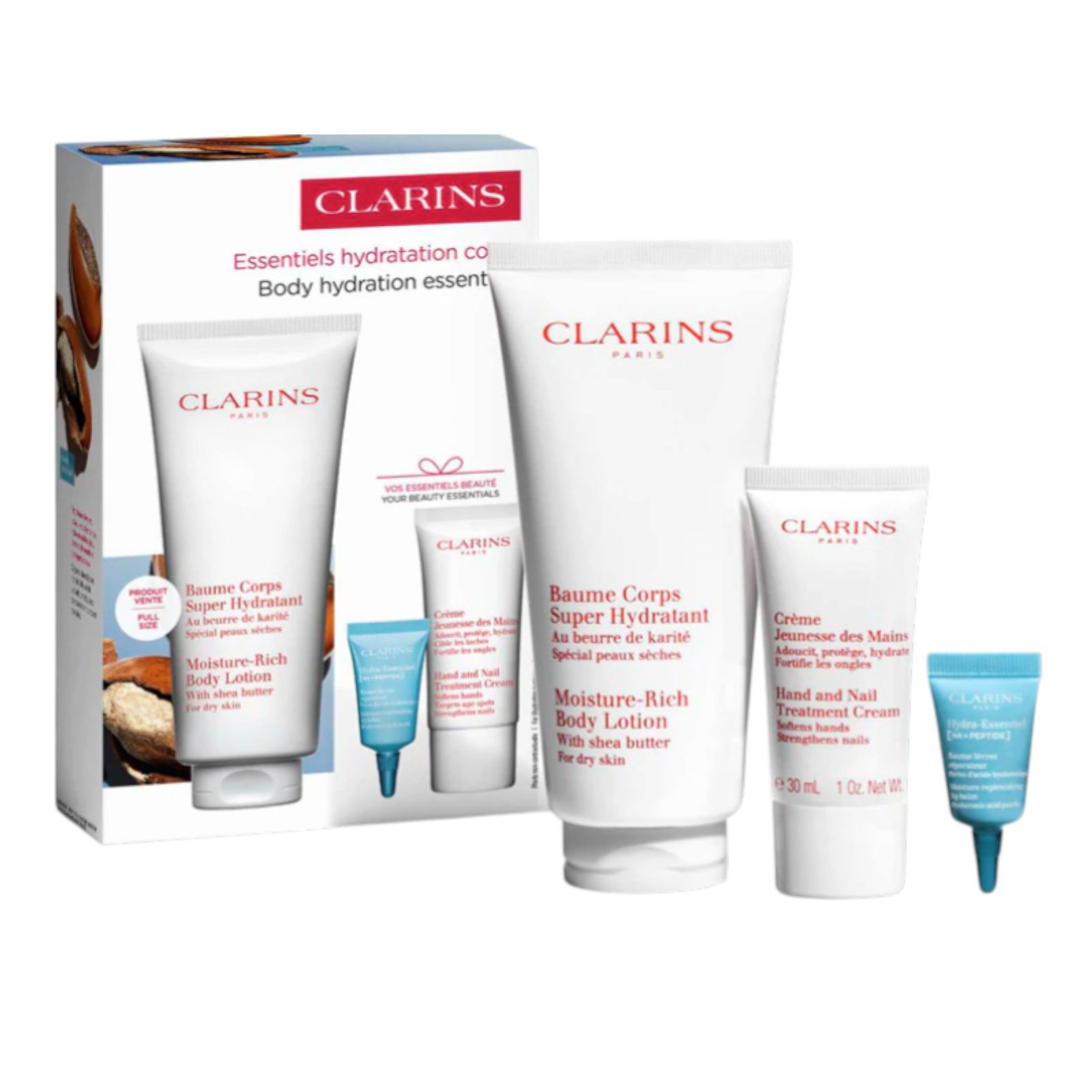 Clarins Körperpflegemittel CLARINS Körperpflege Set, 3-tlg.