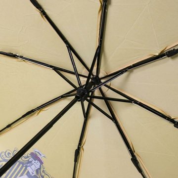 Harry Potter Taschenregenschirm Harry potter Faltbarer Regenschirm Harry Potter Hufflepuff Gelb 53 cm