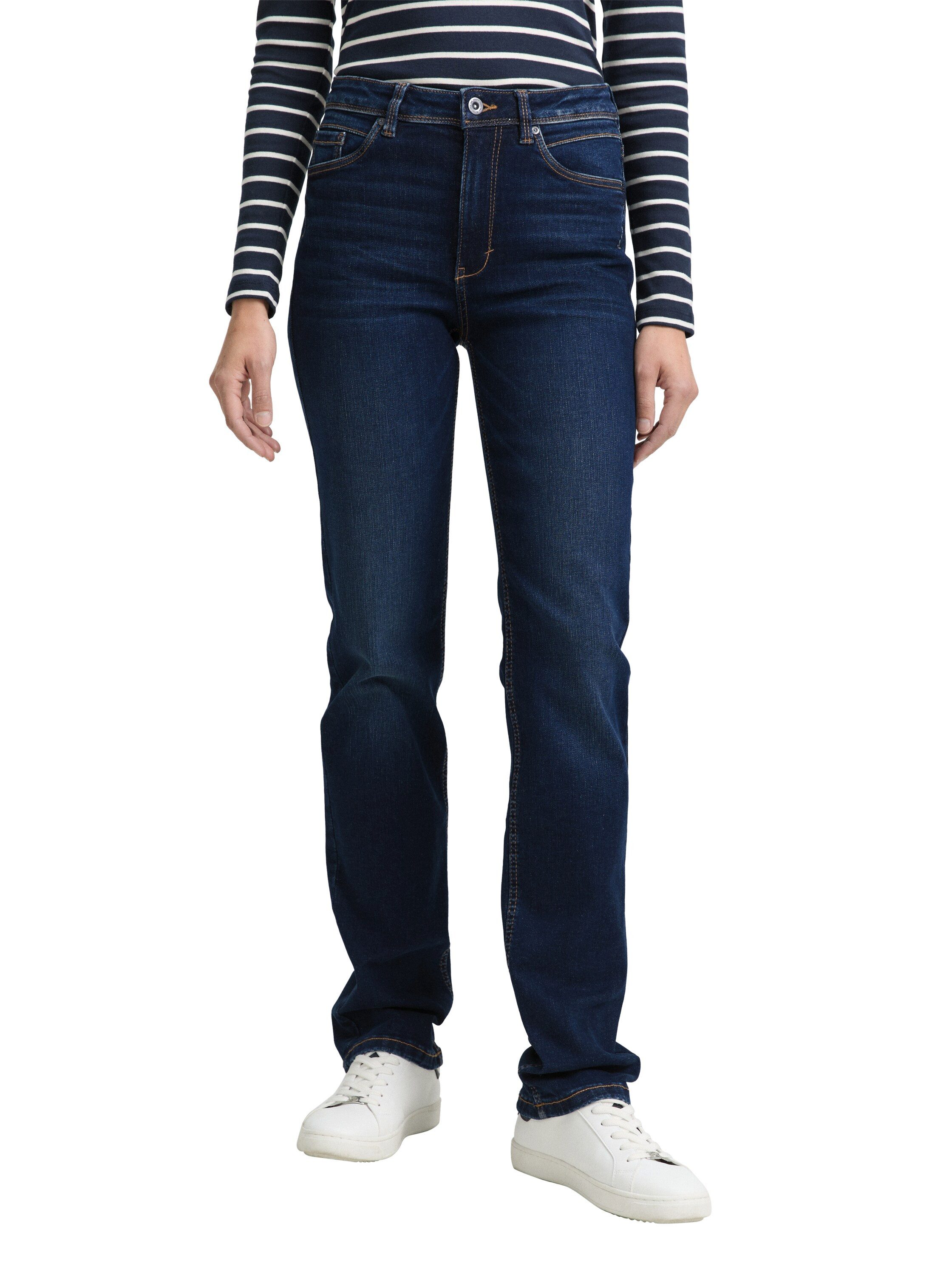 TOM TAILOR Straight-Jeans Style ELVA mit Stretch günstig online kaufen