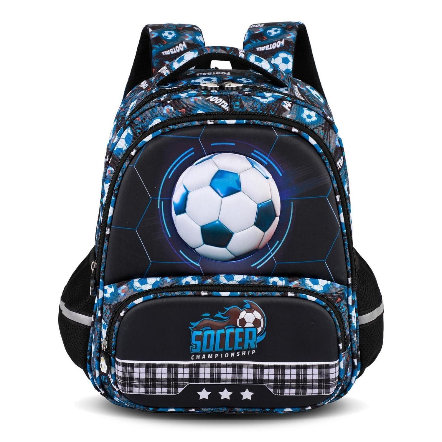 LuxusKollektion Schulranzen Schulranzen Jungen Fußball Design Reflektierend