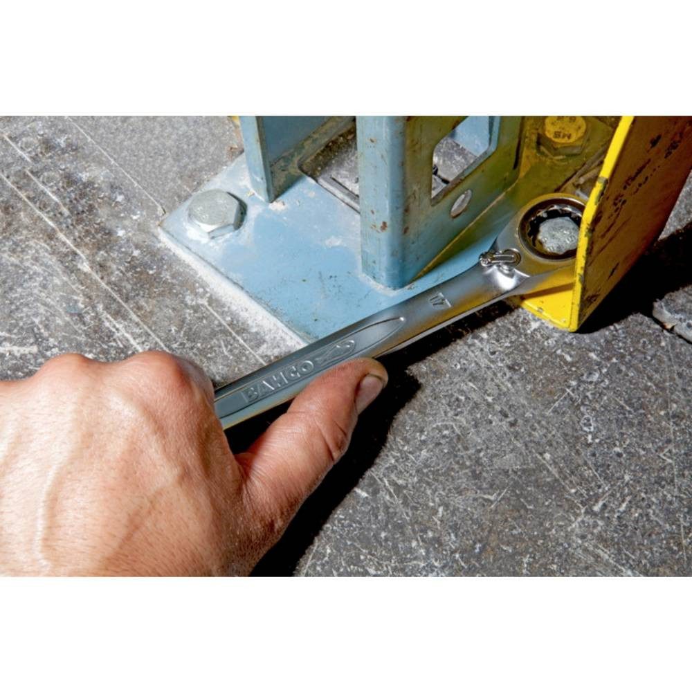 Thumbnail - BAHCO Ringschlüssel Knarren-Ring-Maulschlüssel, Maul 15° Abgew., Sw