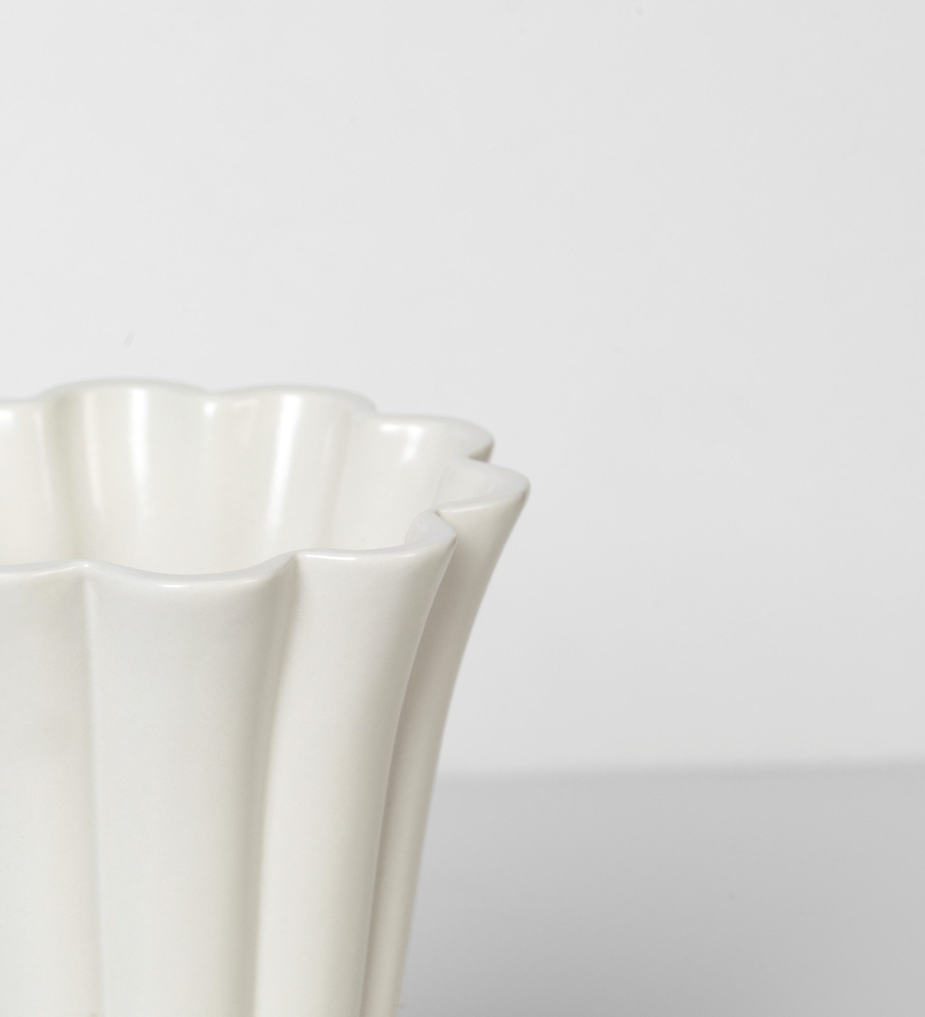 Broste Copenhagen Dekovase Broste Copenhagen Heli Vase Cream