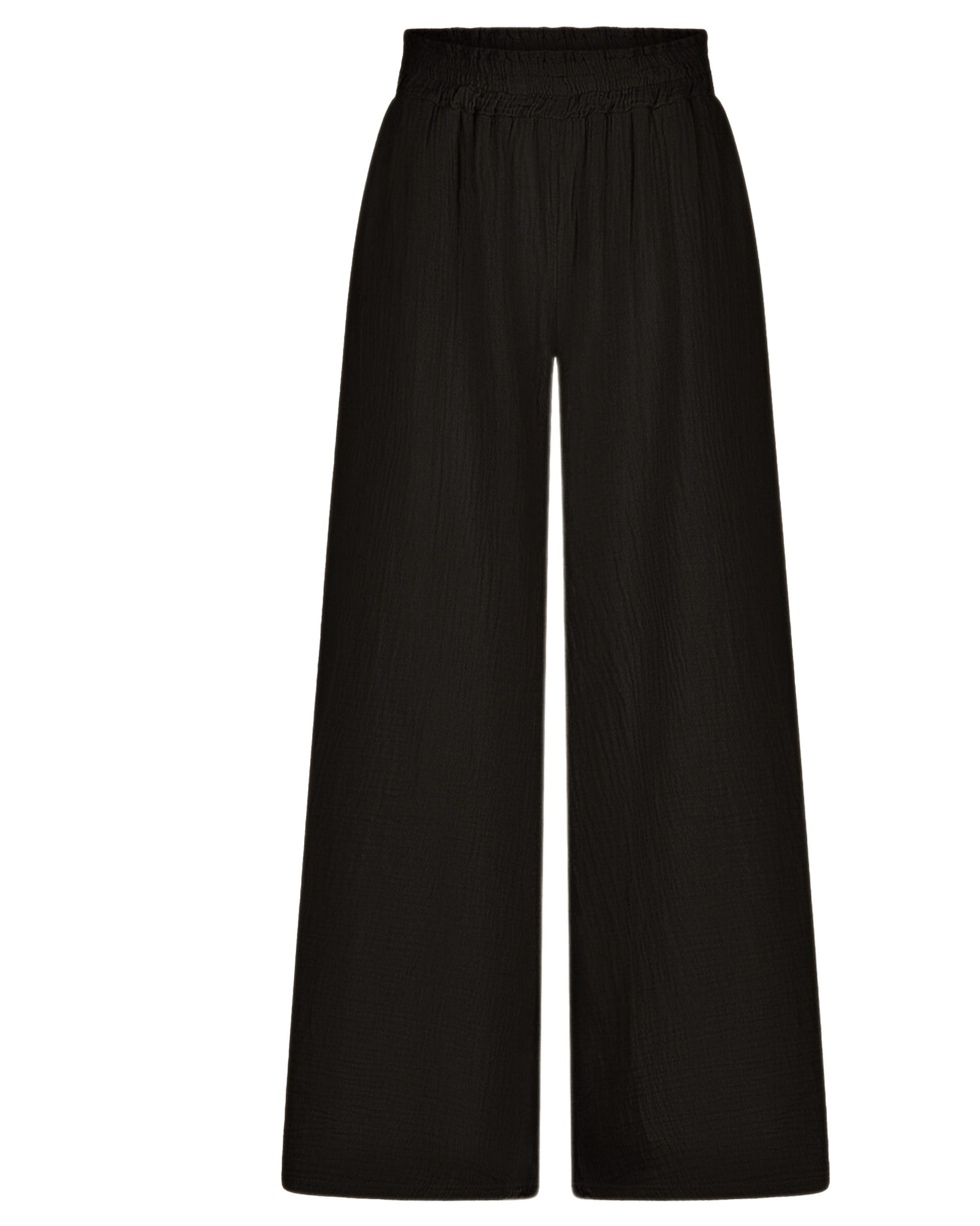 SASSYCLASSY Stoffhose Leichte Musselin Sommer Hose günstig online kaufen