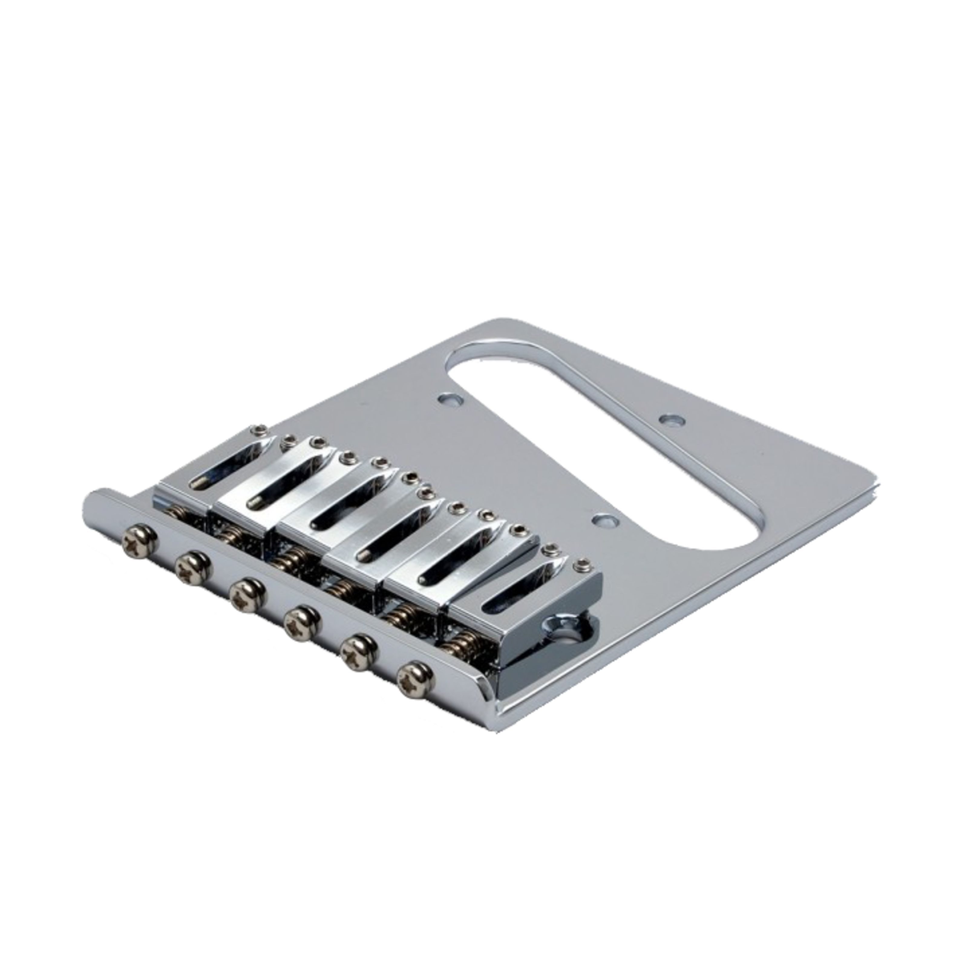 Göldo E-Gitarre, ersatzteile für Gitarren, Brücken, Stege, Saitenhalter, HW40C Tele Bridge Chrome - Gitarren Ersatzteil