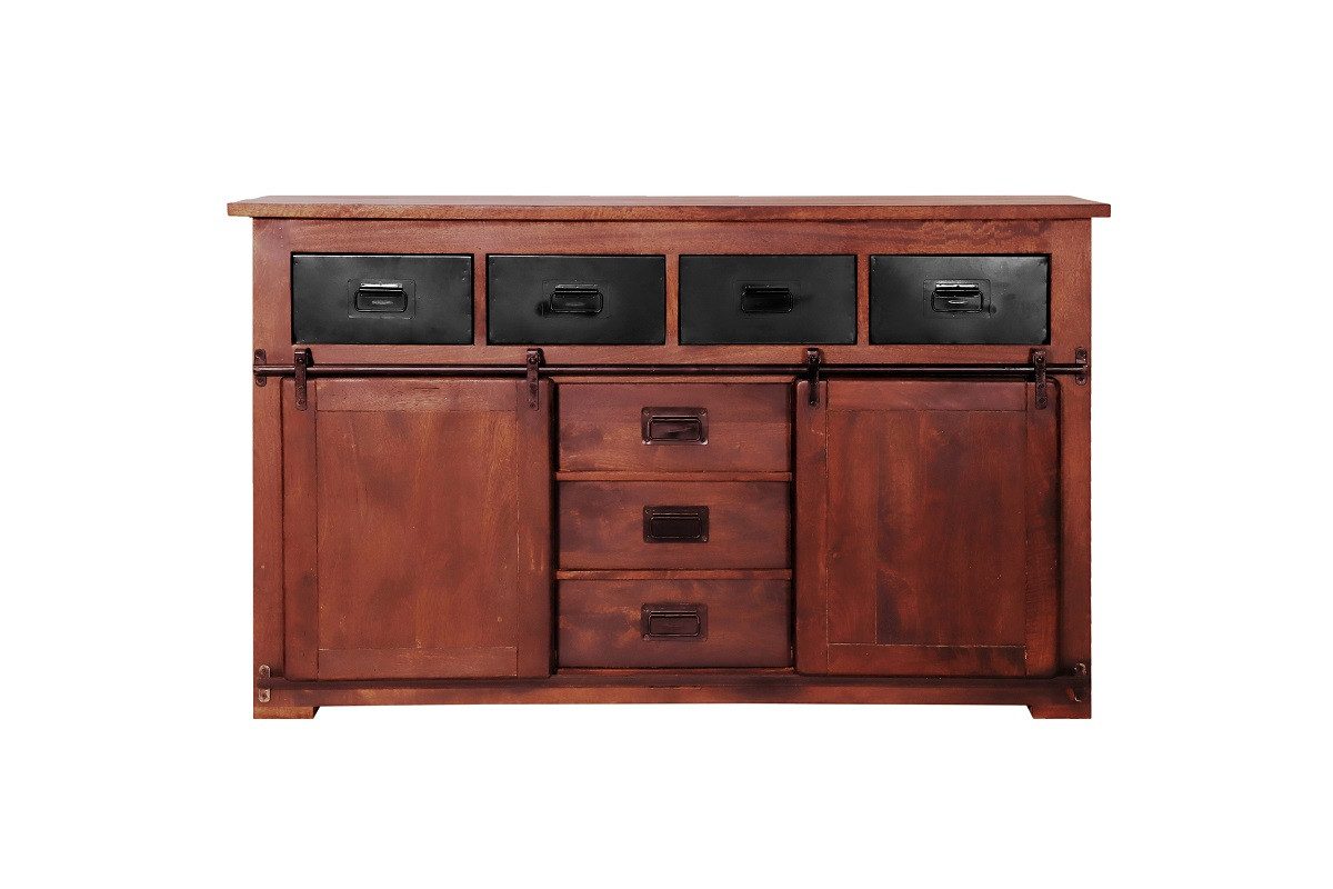 Main Мебель Sideboard Sideboard 150x90cm 'Bayamo' Mango & Eisen