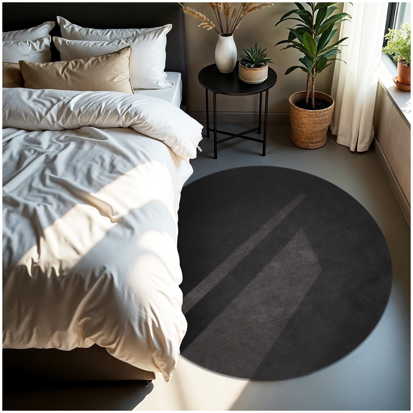 tectake Teppich Kurzflorteppich Soft Zone verschiedene Größen und Farben, R günstig online kaufen