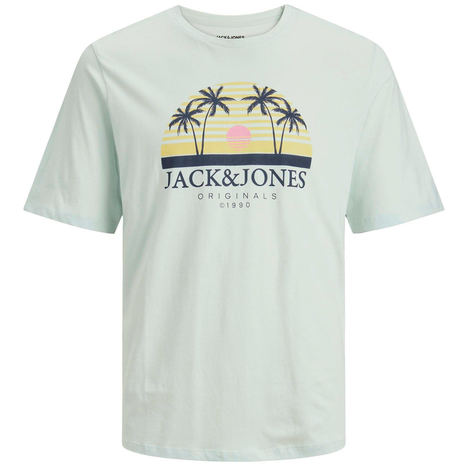 Jack & Jones Rundhalsshirt Große Größen T-Shirt Sommer-Logo hellmint JORCODY Jack&Jones | T-Shirts