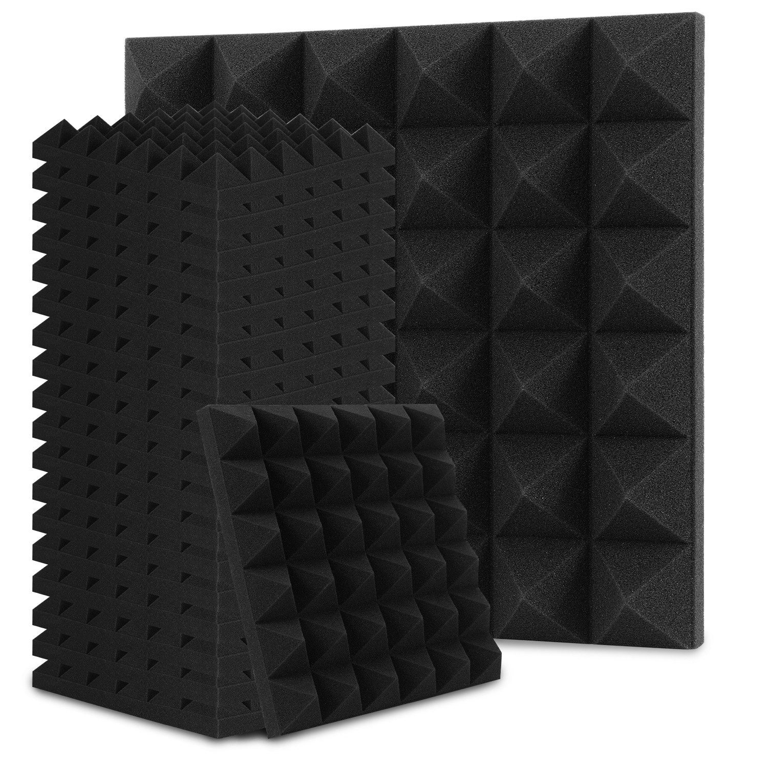 Clanmacy Akustikplatte 24X Akustikschaumstoff geräuschunterdrückende Schaum günstig online kaufen