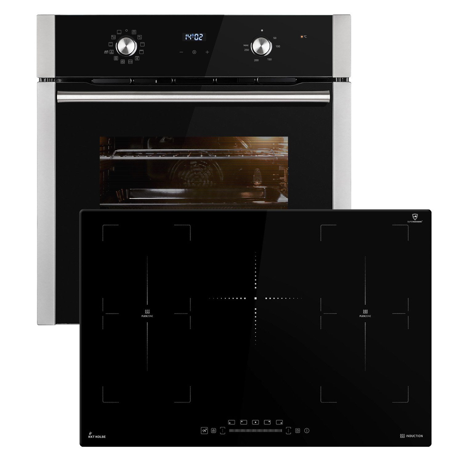 Backofen-Set Backofen und Induktionskochfeld SET8810IH77FZ