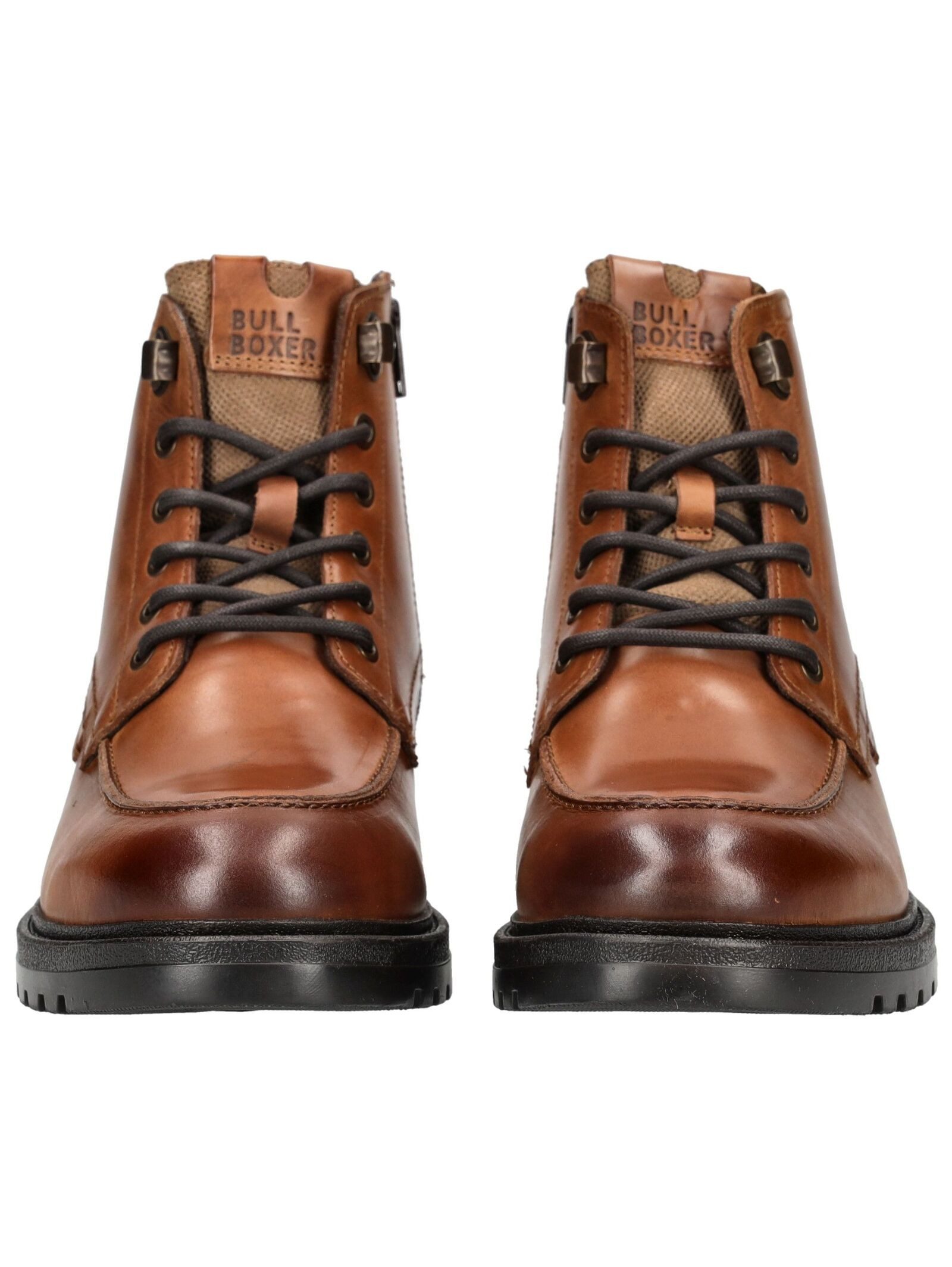 Bullboxer Stiefelette Glattleder . Schnürstiefelette