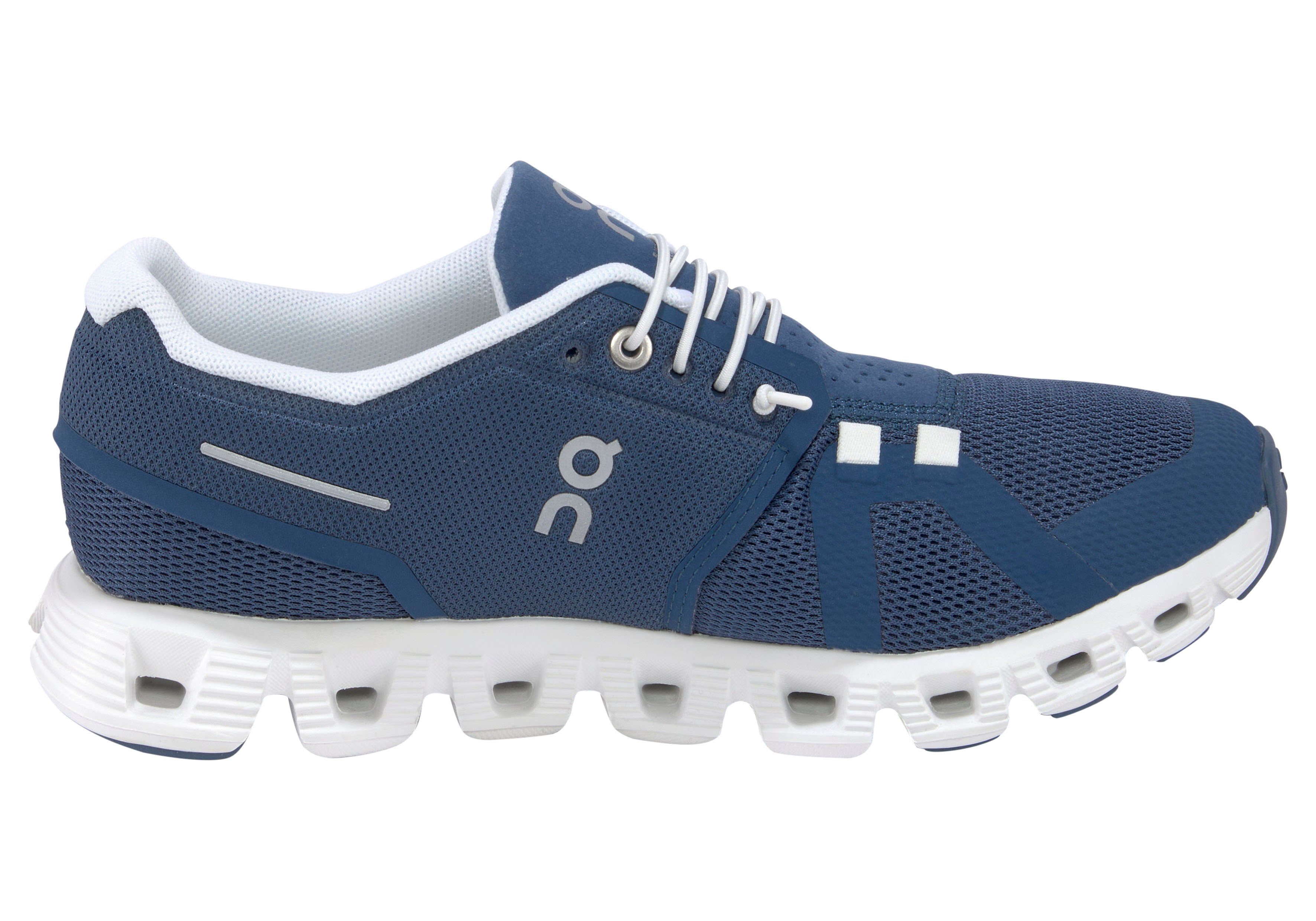 ON RUNNING Cloud 5 Laufschuh White - 98901 Denim