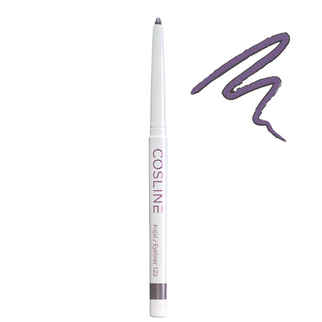 Cosline Cosmetics Kajal wasserfest, langanhaltend, cremig, 25 Farben, intensive Pigmentierung