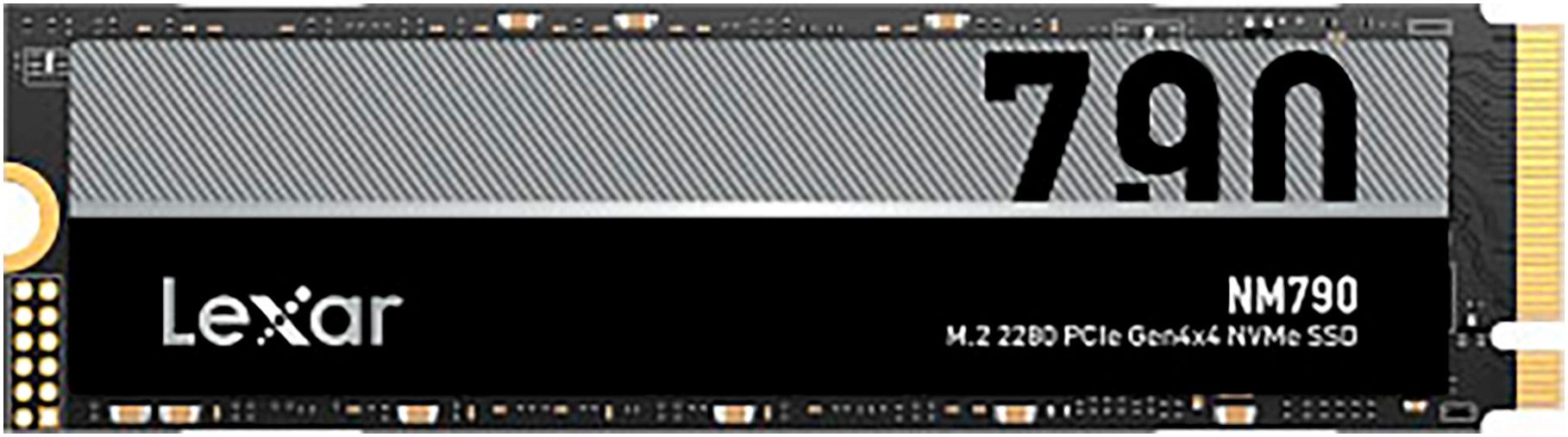 Lexar NM790 4TB interne SSD (4000 GB) 7400 MB/S Lesegeschwindigkeit, 6500 MB/S Schreibgeschwindigkeit