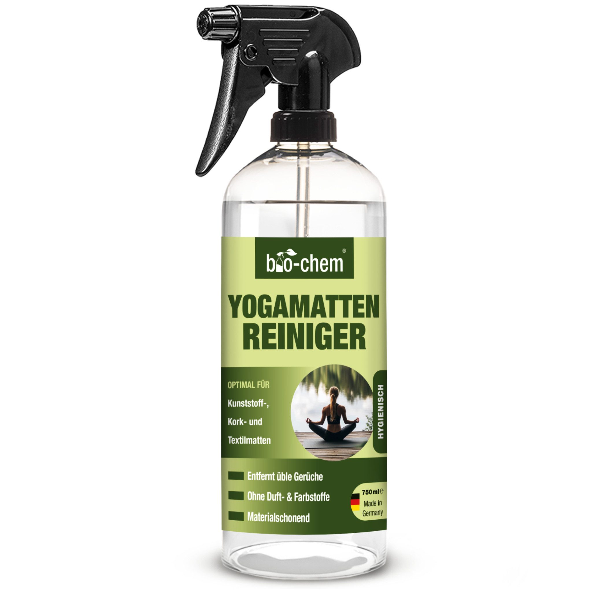Yogamatten-Reiniger 0.75 l Handsprayflasche Sprühreiniger