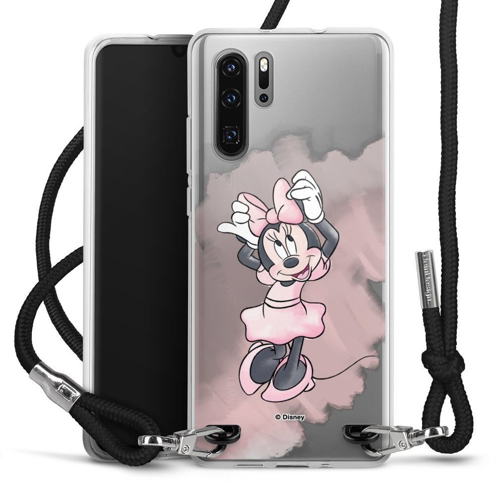 DeinDesign Handyhülle Mickey & Minnie Mouse Disney Motiv ohne Hintergrund, Huawei P30 Pro Handykette Hülle mit Band Case zum Umhängen