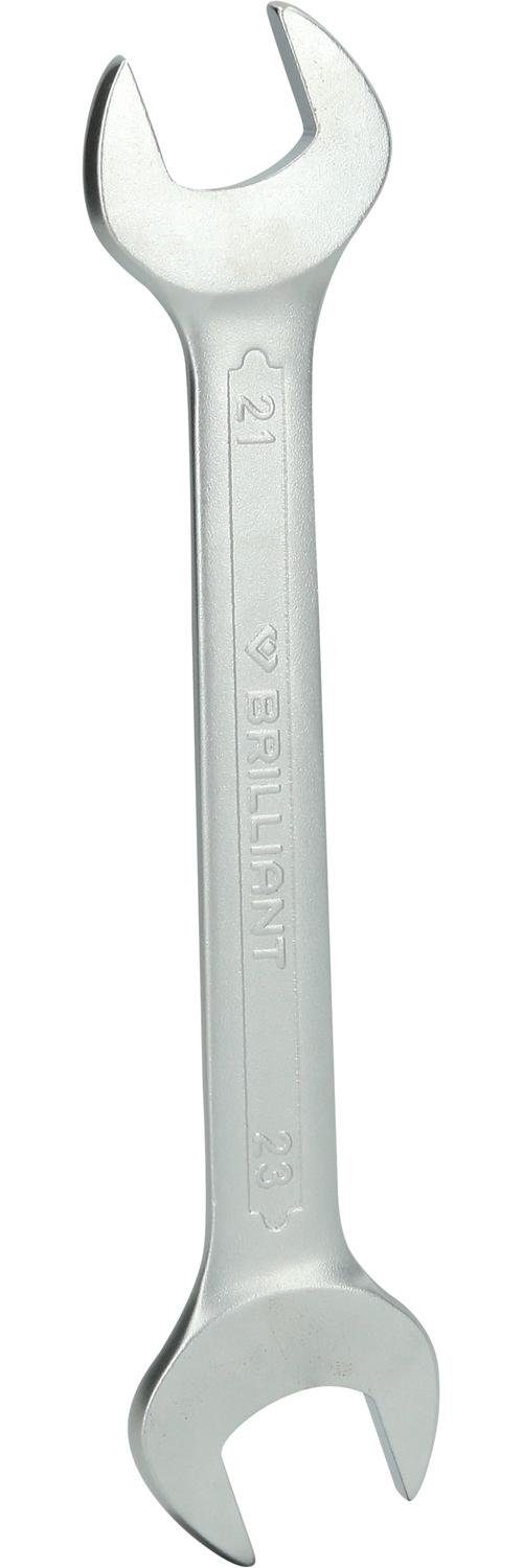 Brilliant Tools Maulschlüssel Doppel-Maulschlüssel, 21 x 23 mm