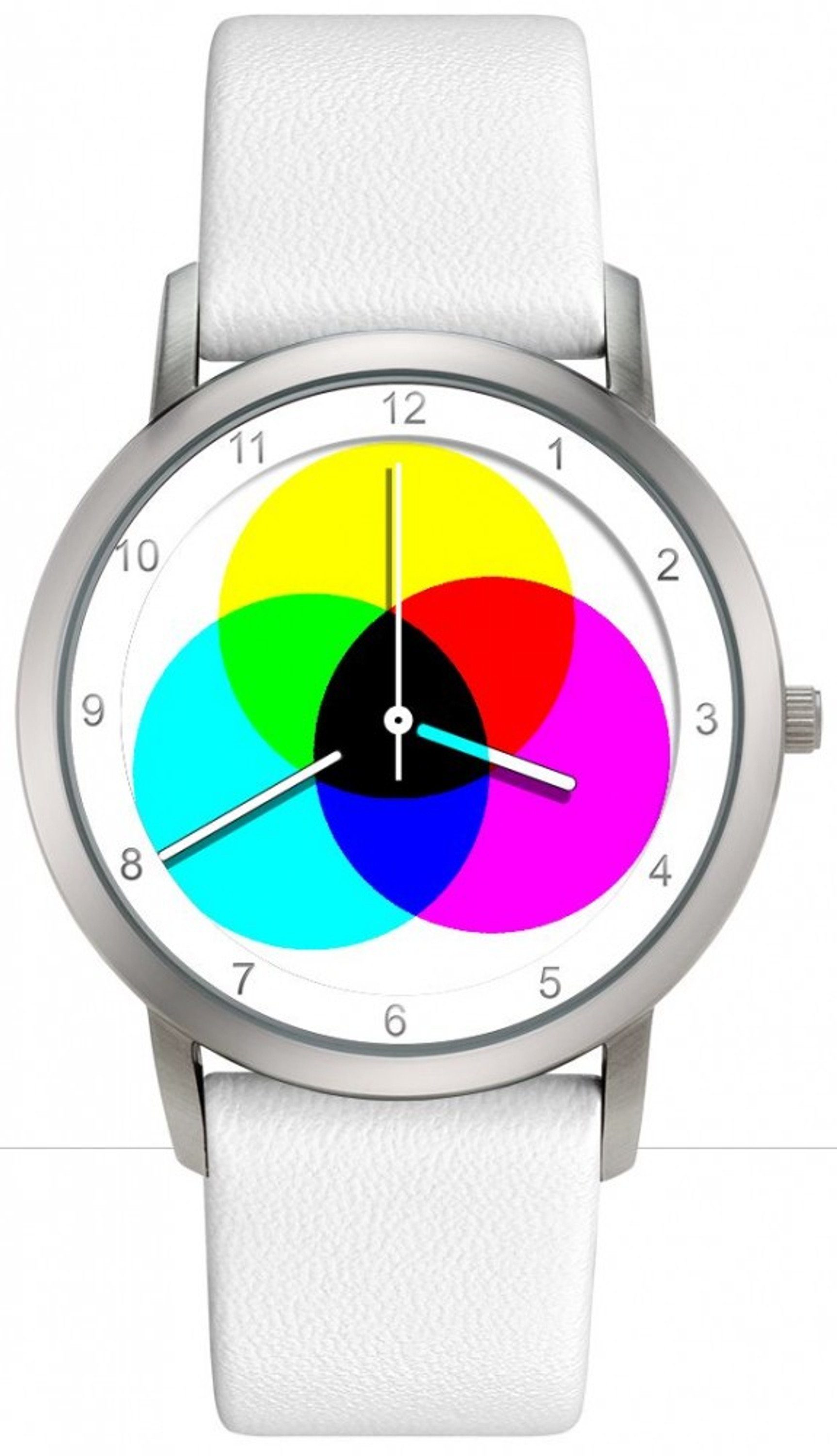 CMYK Rainbow Quarzuhr Avantgardia rot Watch